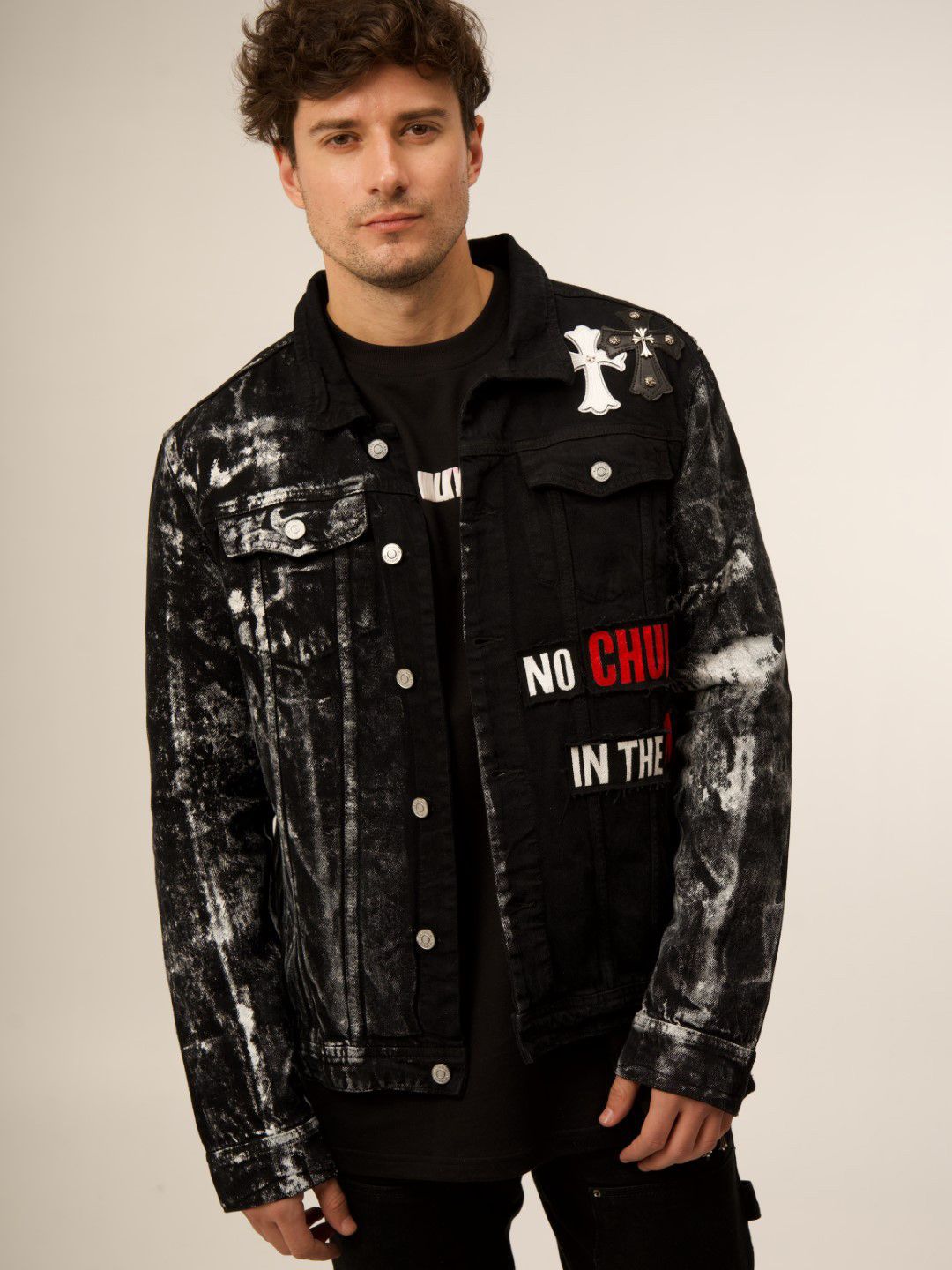 VALKYRE Unisex Cotton Longline Open Front Jacket-picture-36