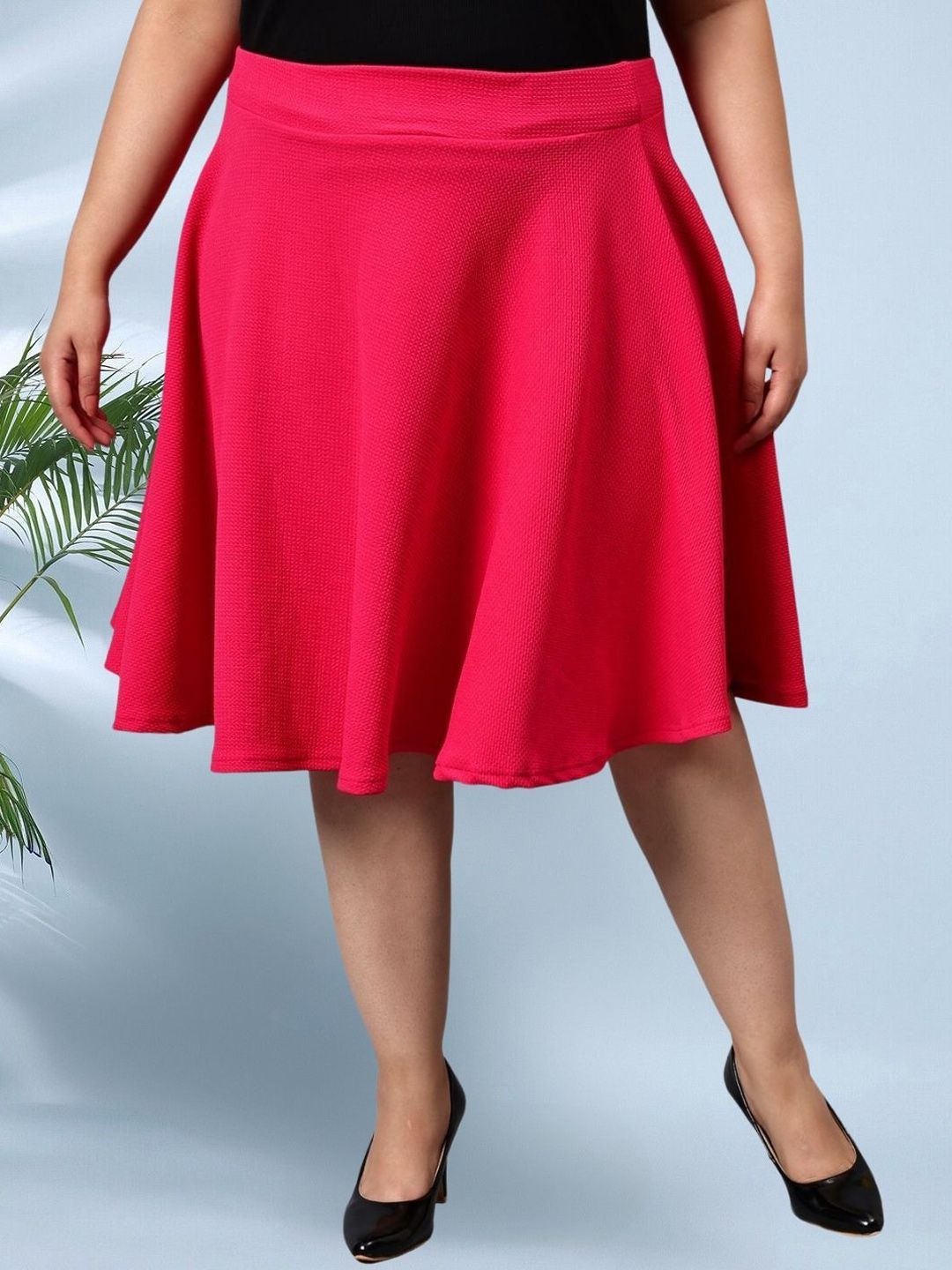 BAESD A-Line Flared Midi Skirt-picture-21