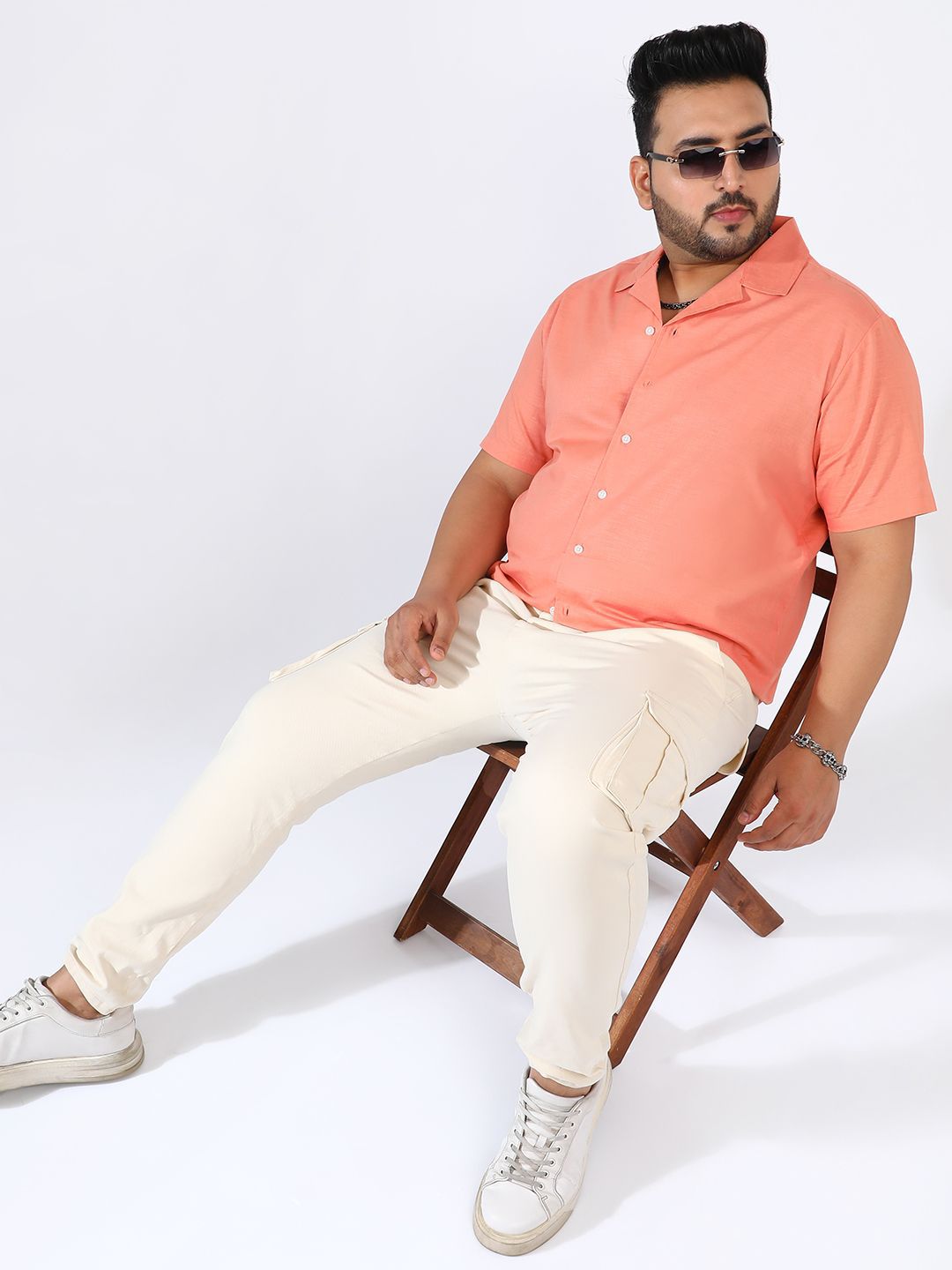 Instafab Plus Men Comfort Opaque Casual Shirt-picture-44