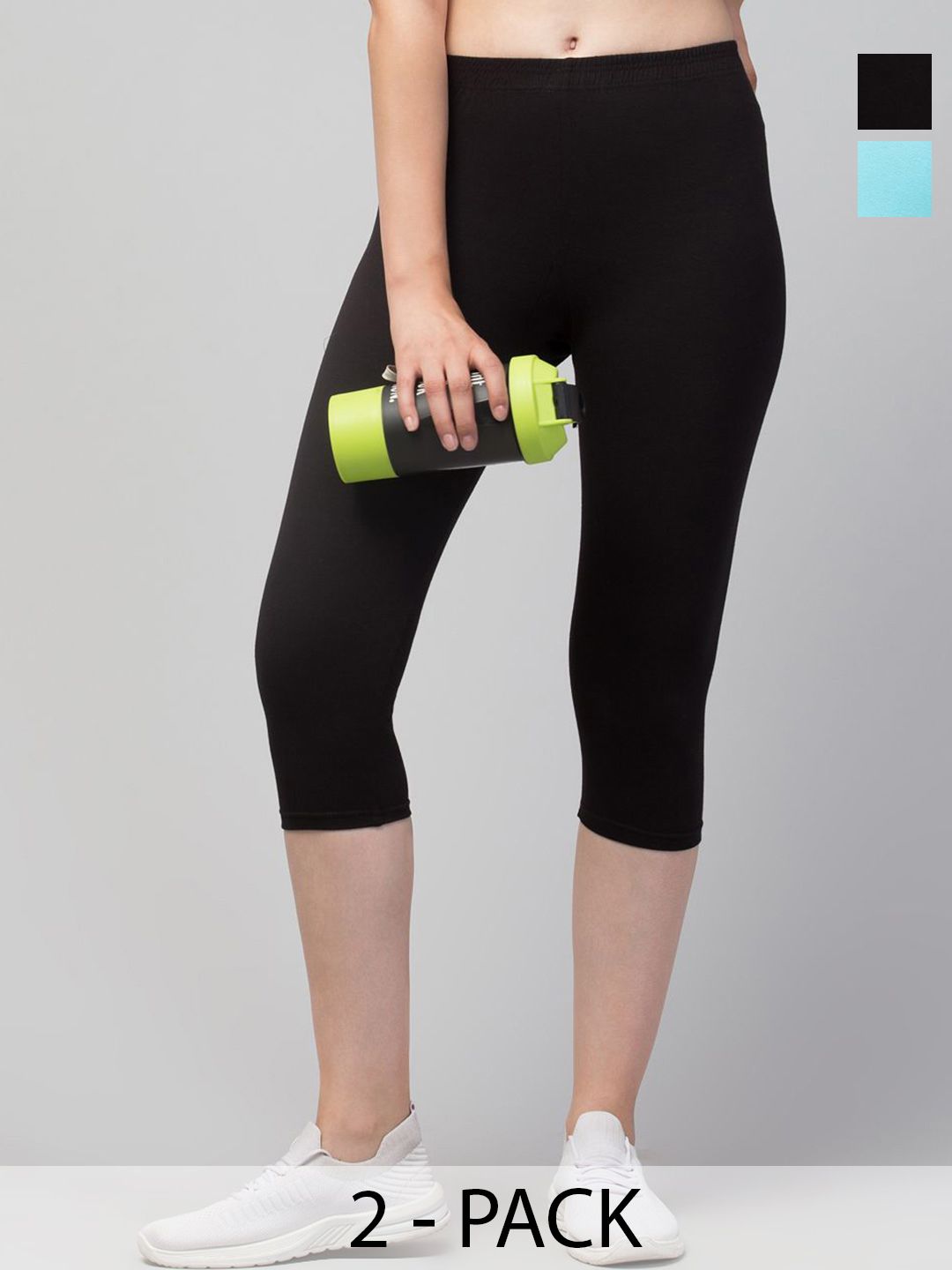 Apraa & Parma Women Pack Of 2 Mid-Rise Capris-picture-20