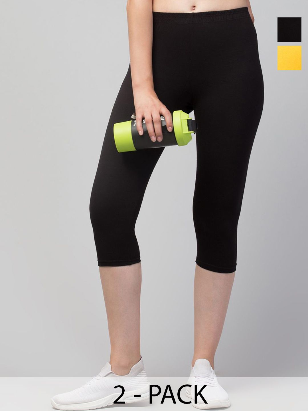 Apraa & Parma Women Pack Of 2 Mid-Rise Capris-picture-19