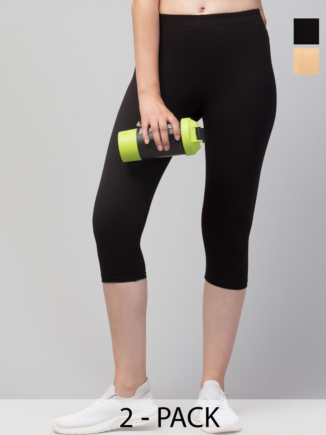 Apraa & Parma Women Pack Of 2 Mid-Rise Capris-picture-18