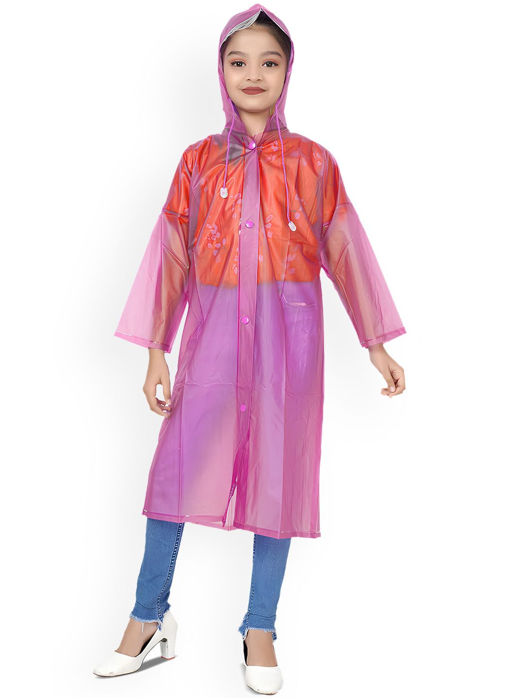 BAESD  Kids Hooded Rain Jacket-image-6