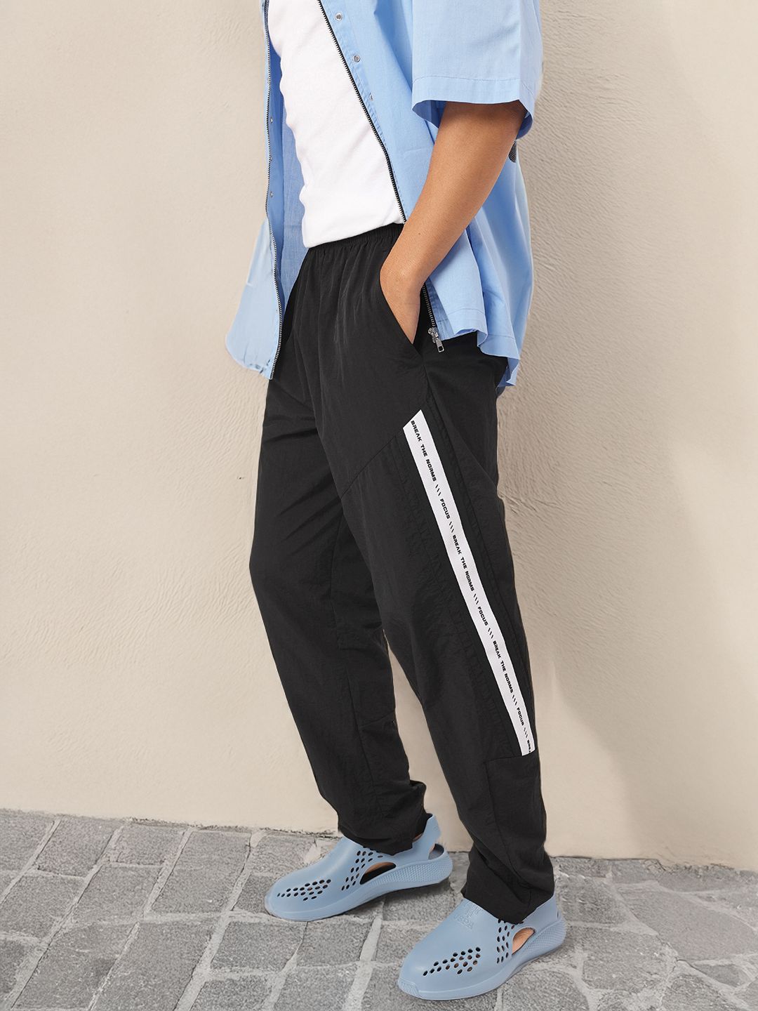 Kook N Keech Men Urban Edge Taping Detail Pants-picture-31