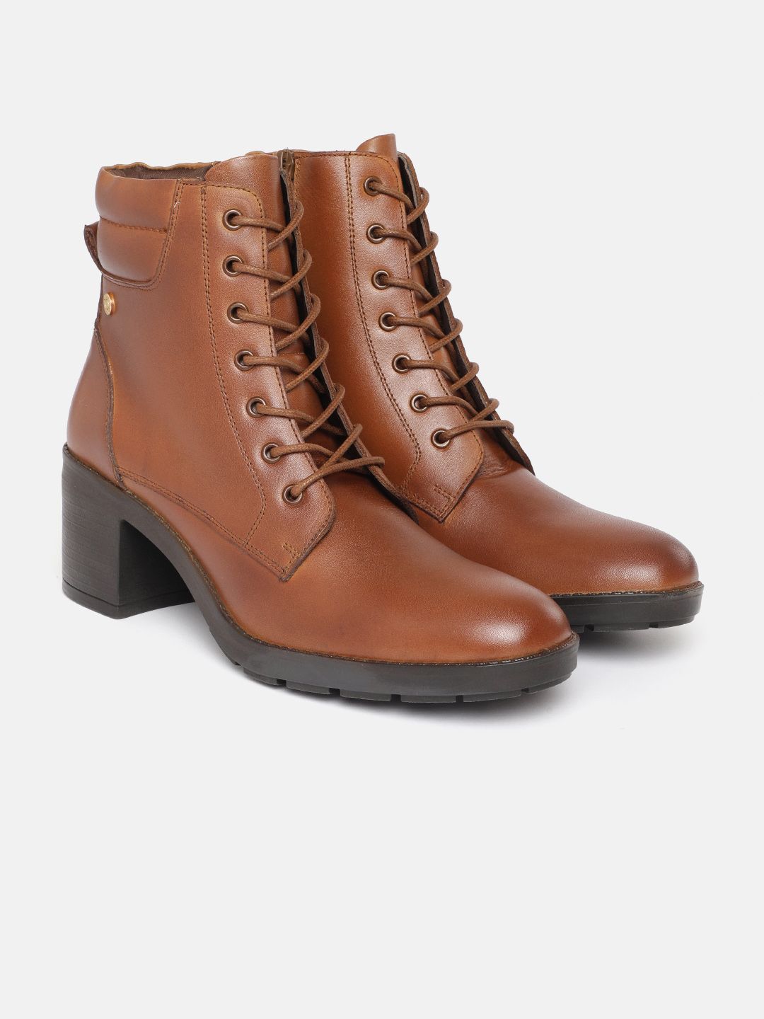 Nautica Women Mid-Top Stacked Heel Regular Boots-picture-30