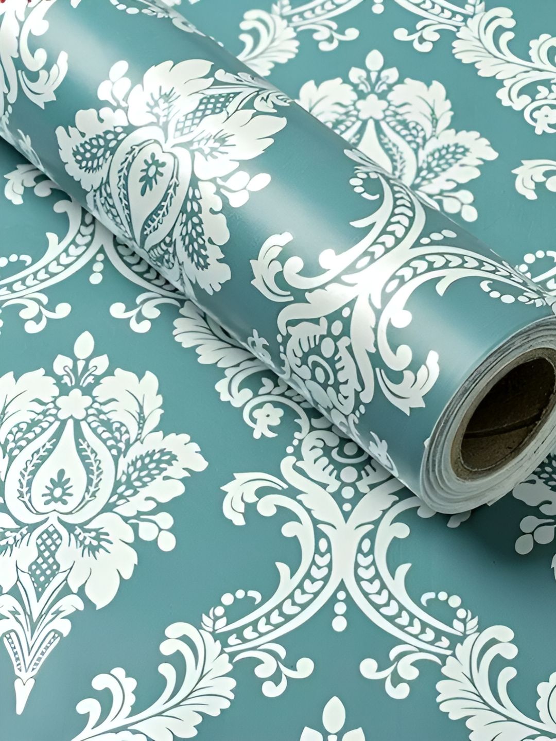 Aura Green & White 3D Printed Self Adhesive Wall Sticker-image-17
