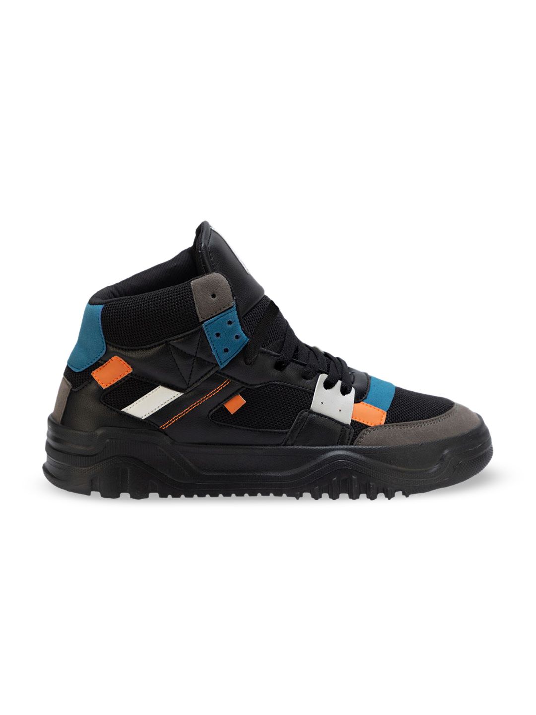 RUN SEVEN Men Striped PU Sneakers-picture-33