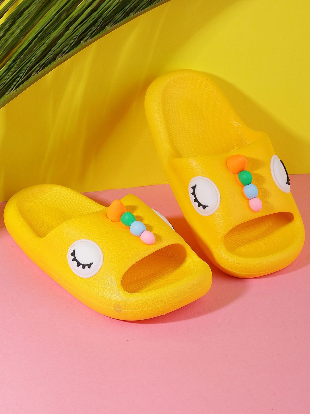 PASSION PETALS Unisex Kids Colourblocked Flip Flop-picture-32