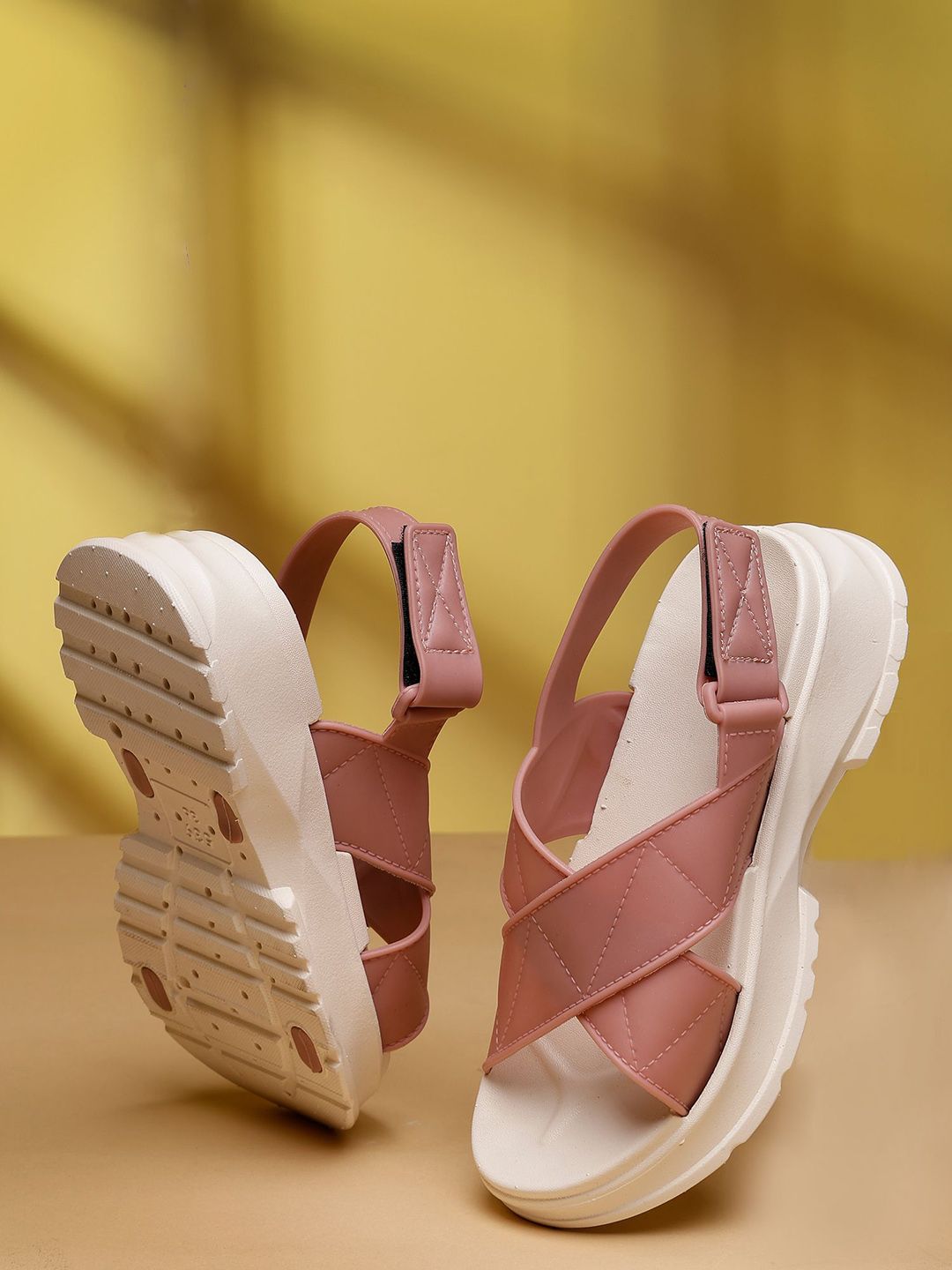 JUMPLITE Women Sandals with Buckles-image-29