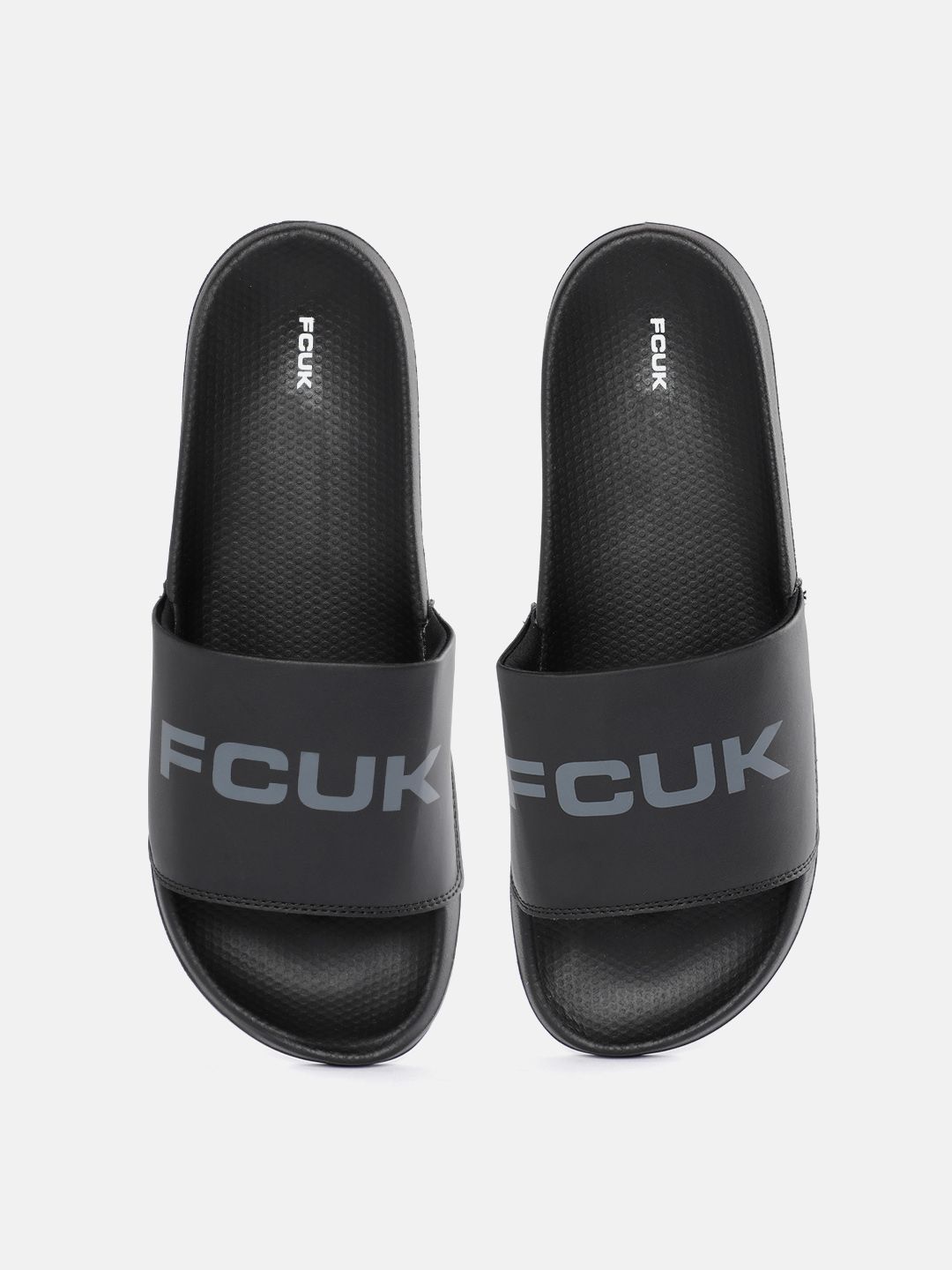 FCUK Men Brand Logo Printed Sliders-picture-52