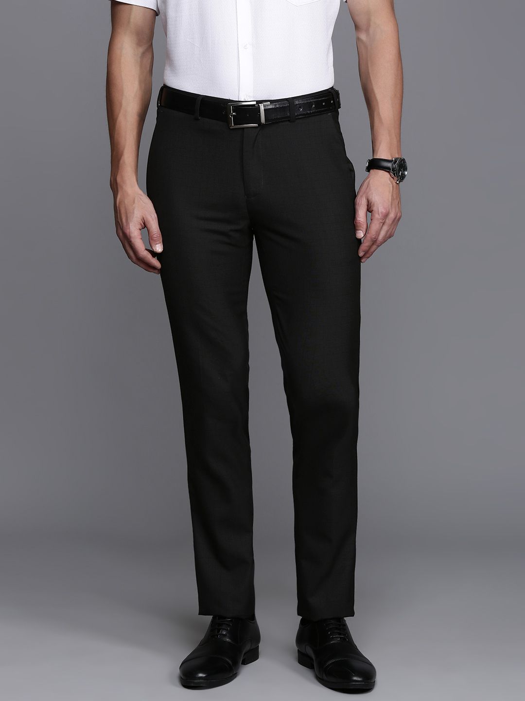 Raymond Men Slim Fit Formal Trousers-picture-40