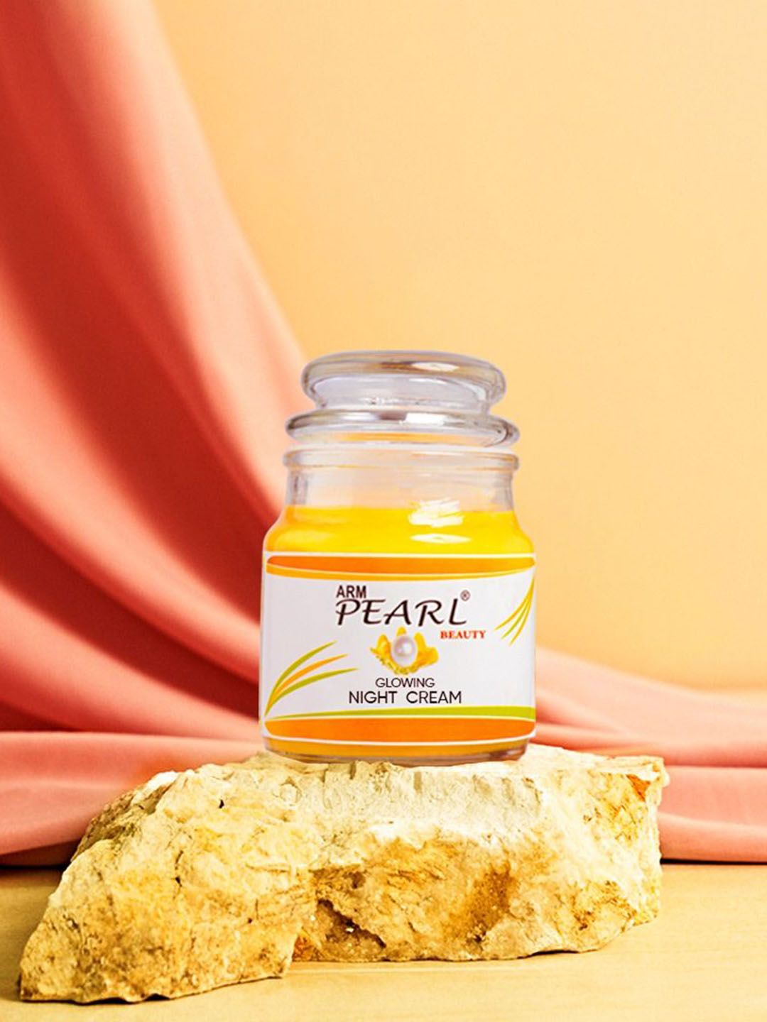 ARM PEARL BEAUTY Glowing Night Cream For Dark Circles - 100g-image-3