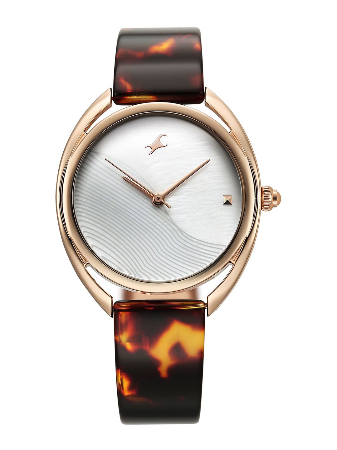 Fastrack Women Brass Embellished Dial & Bracelet Style Straps Analogue Watch 68036KD02-picture-48