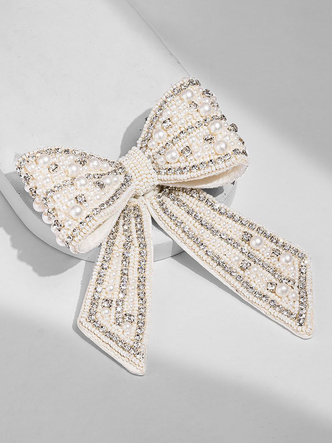 HAIR DRAMA CO. Women Embellished Alligator Hair Clip-picture-15