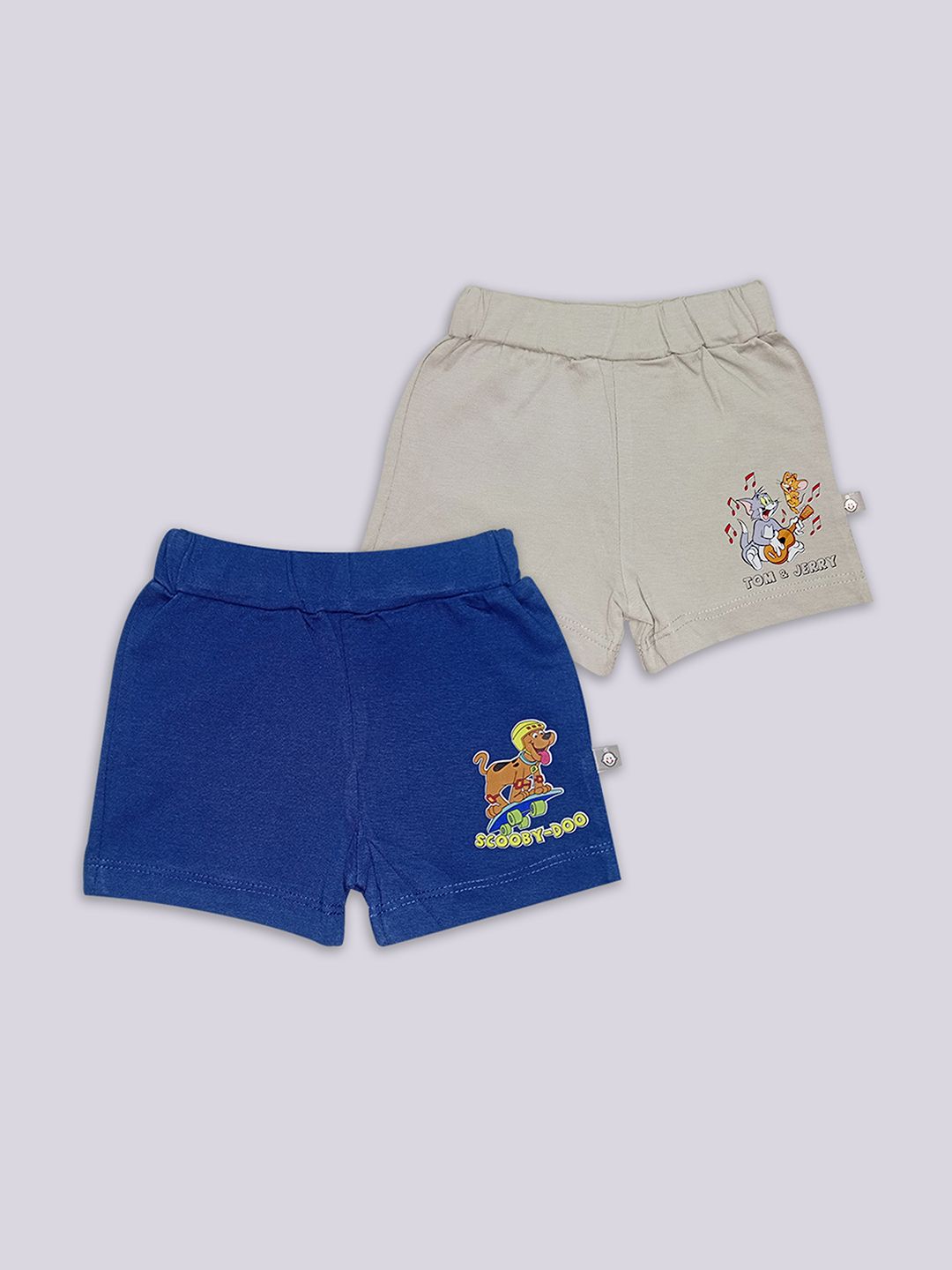 YK X Tinyo Infants Boys Set of 2 Printed Pure Cotton Shorts-picture-11