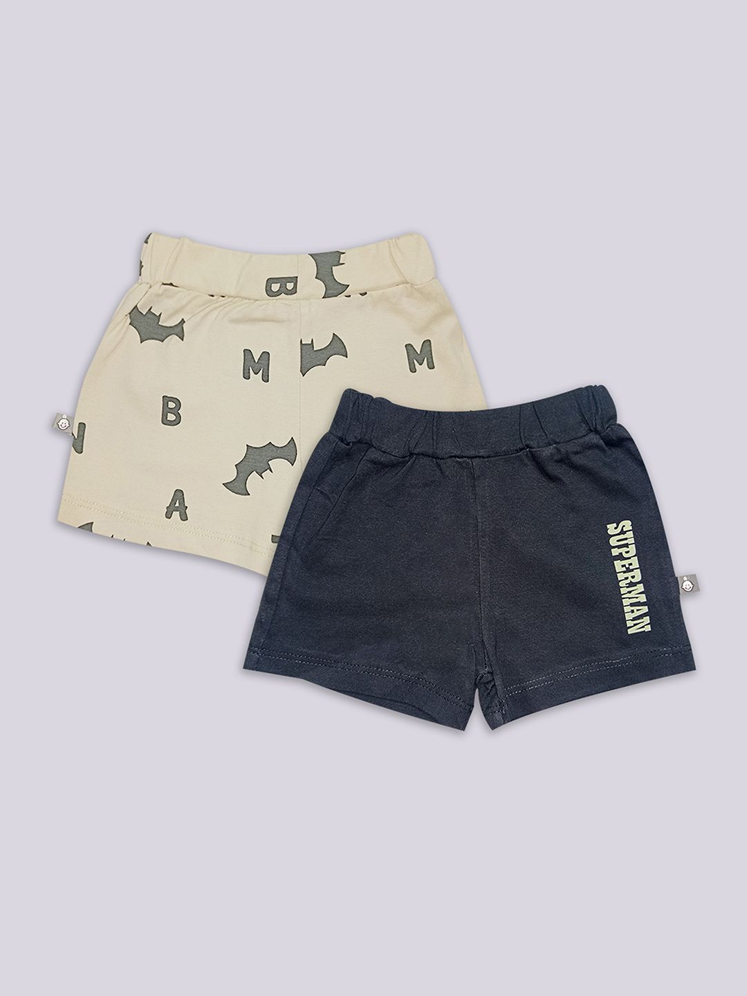 YK X Tinyo Infants Boys Set of 2 Printed Pure Cotton Shorts-picture-23