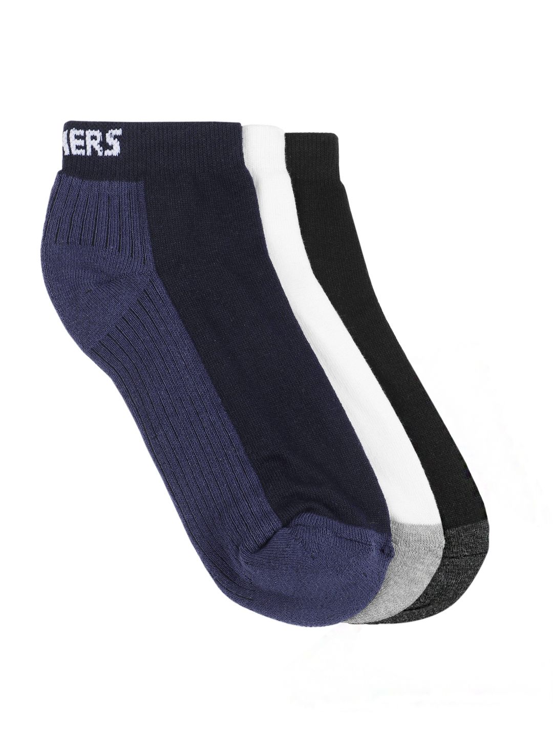 Skechers Men Set Of 3 Ankle Length Socks-picture-34