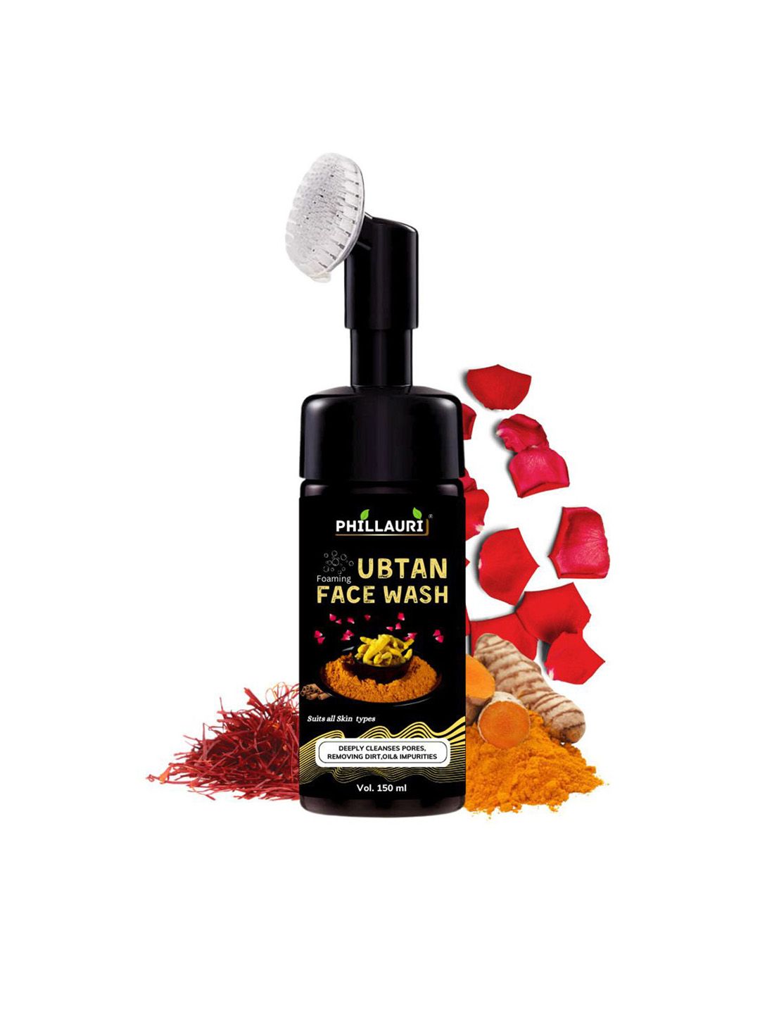 Phillauri Ubtan Foaming Face Wash with Saffron & Turmeric - 150 ml-image-44