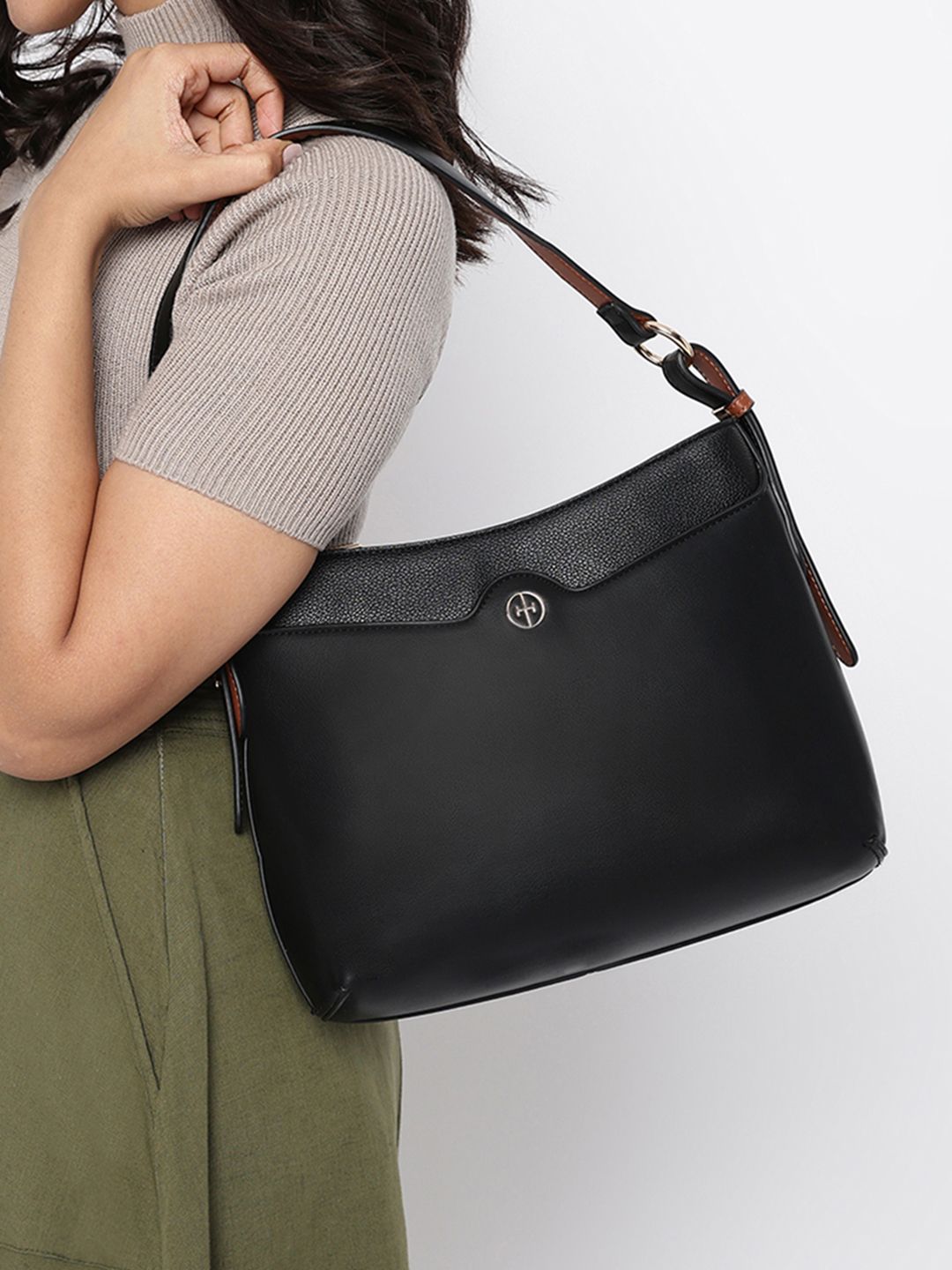 IRTH Structured Shoulder Bag-image-25