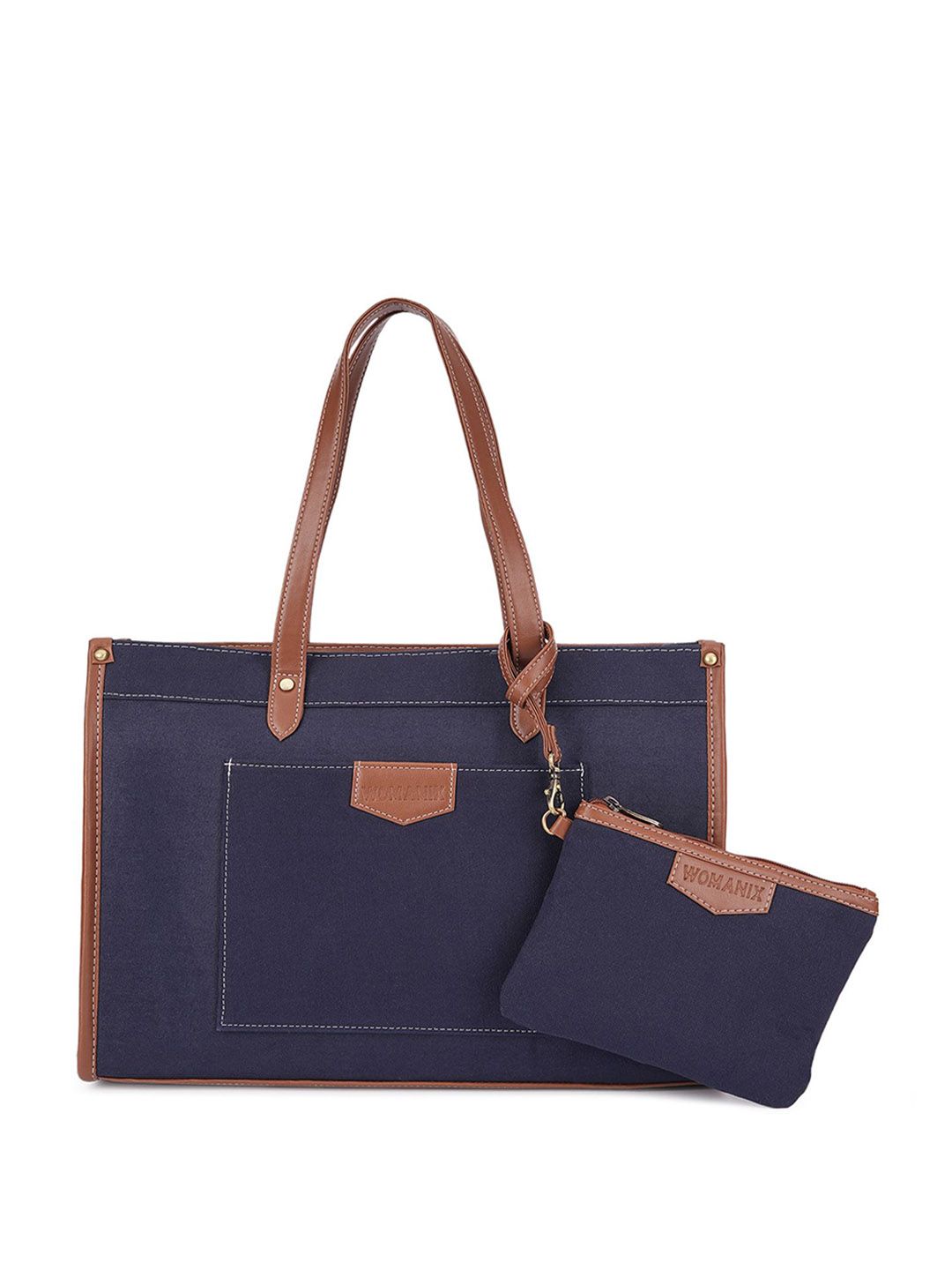 Womanix Structured Shoulder Bag with Tasselled-picture-14