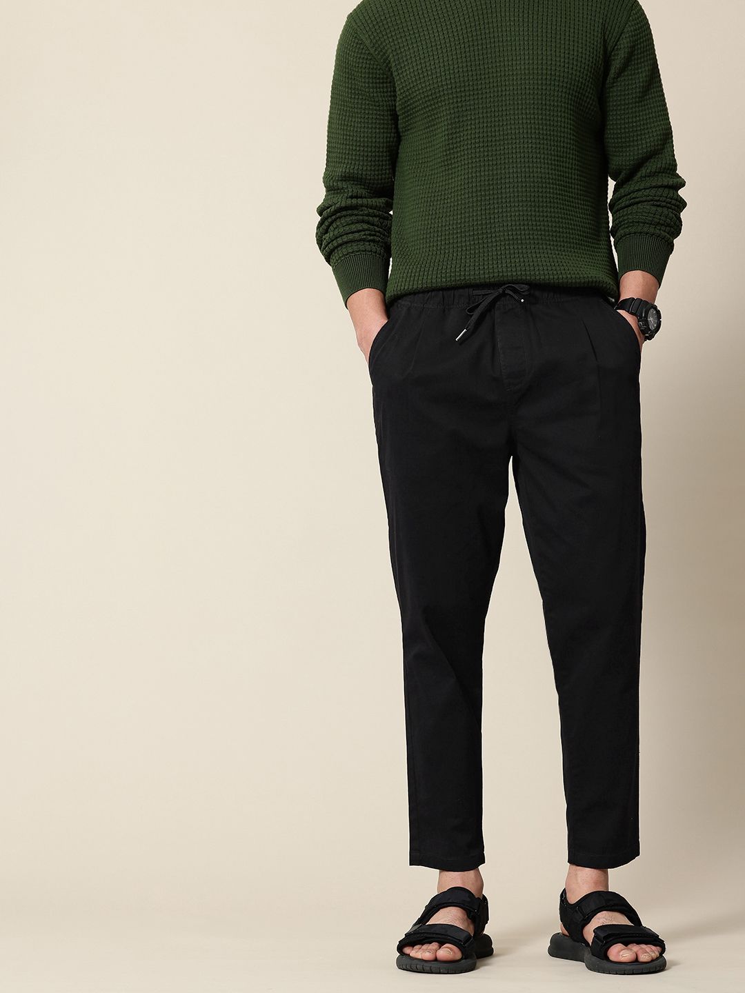 Mr Bowerbird Men Smart Loose Fit Chinos-image-44