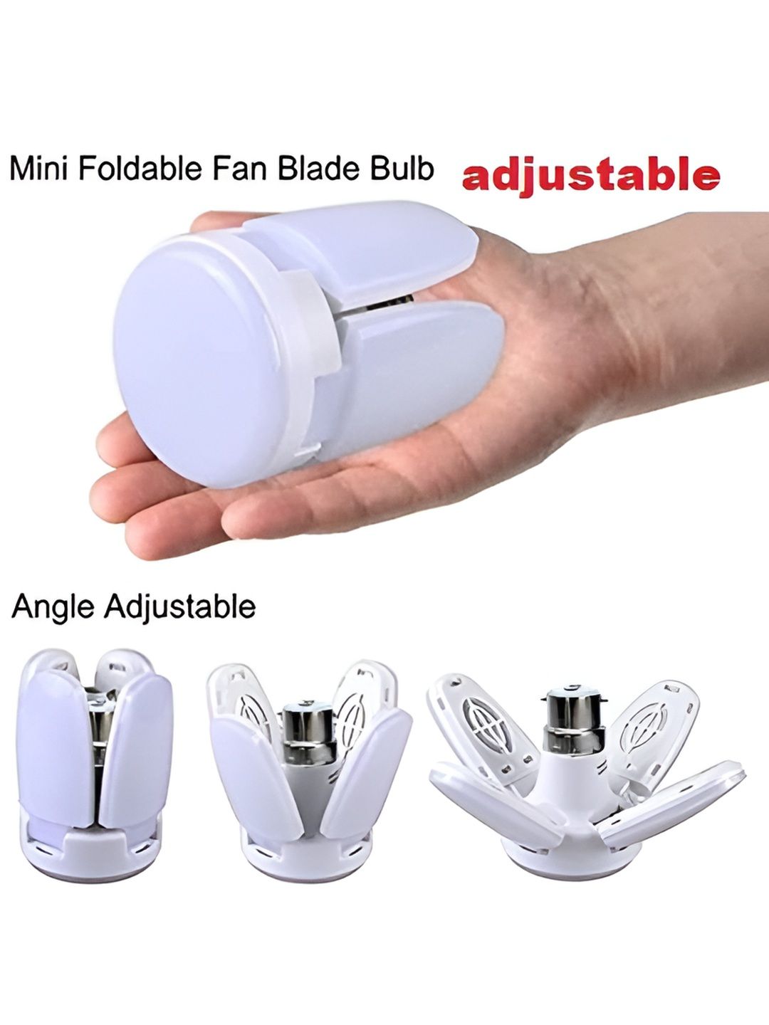 ENORMITY 36 watt small Foldable Light, Fan Blade shaped LED Light Bulb Ceiling Lamp-image-29