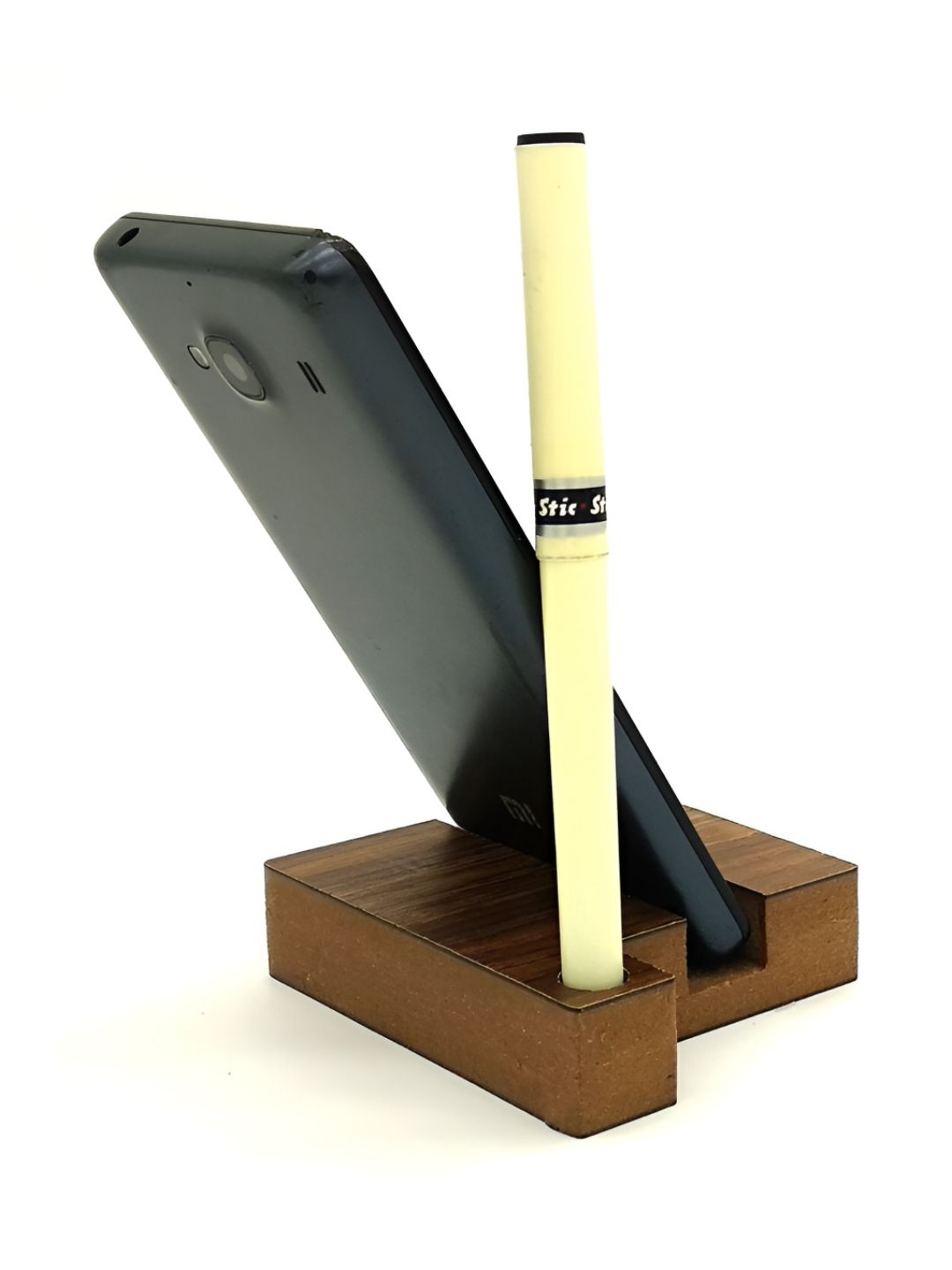 VAH Kya Bat Hai !! Brown Square Wooden Mobile Phone & pen Holder-picture-20