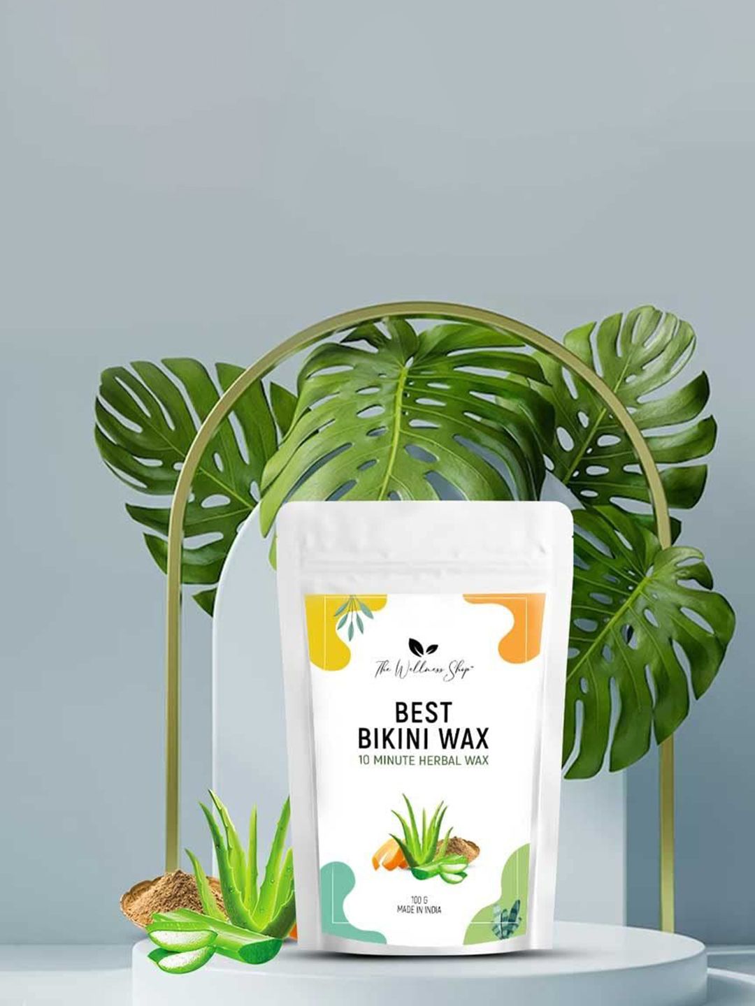 The Wellness Shop Best Bikini Wax - 10 Minutes Herbal Wax Powder - 100g-picture-11