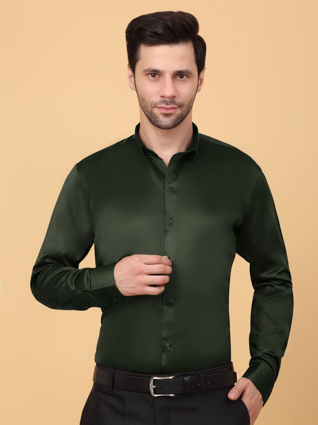 KLOTTHE  Spread Collar Slim Fit Shirts-picture-54
