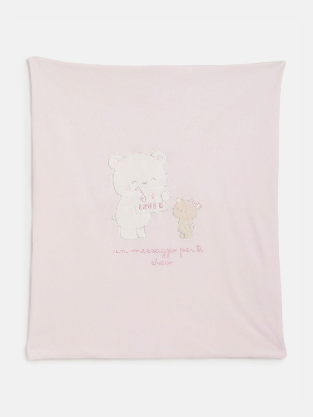 Chicco Pink & White Cartoon Characters Mild Winter 400 GSM Single Bed Pram-picture-10