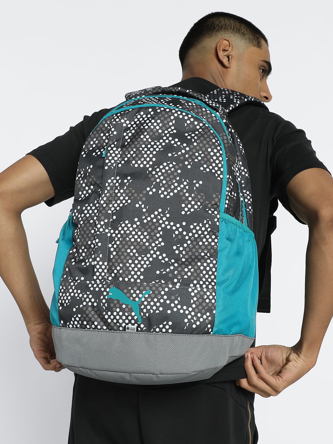 Puma Unisex Geometric Printed Backpack-picture-11