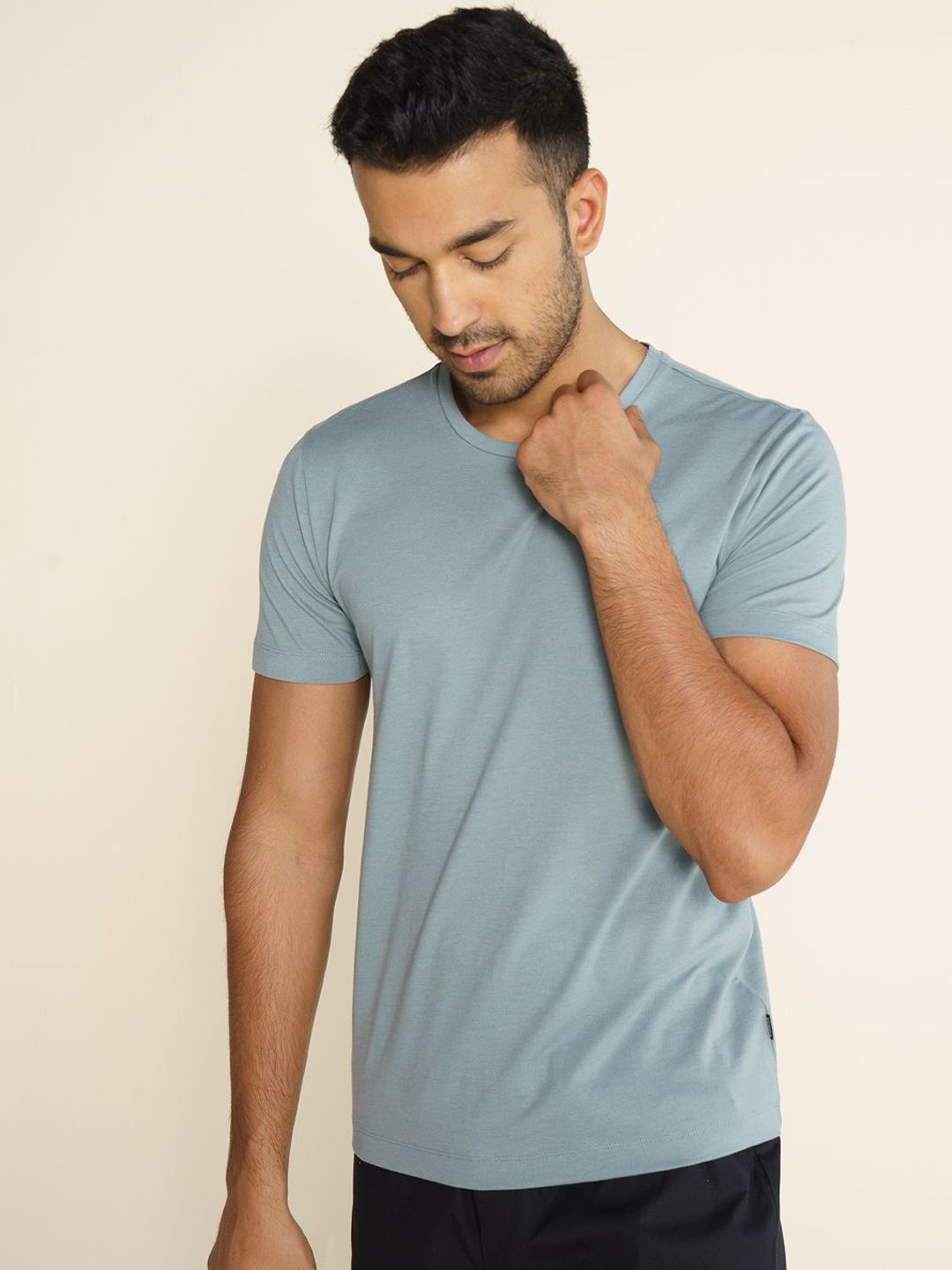 DAMENSCH Ultralight Basic Crew Men Pure Cotton Lounge T-Shirts-picture-36