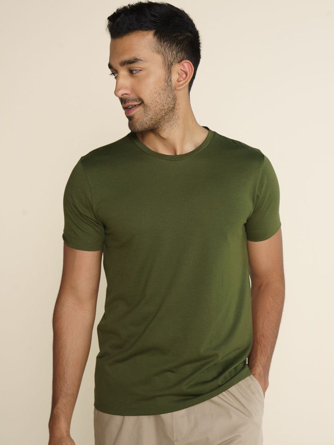 DAMENSCH Ultralight Basic Crew Pure Cotton Lounge T-Shirts-picture-22