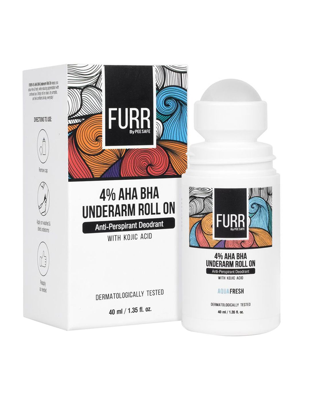 FURR 4% AHA BHA Underarm Roll On To Brightens Skin - 40ml-picture-37