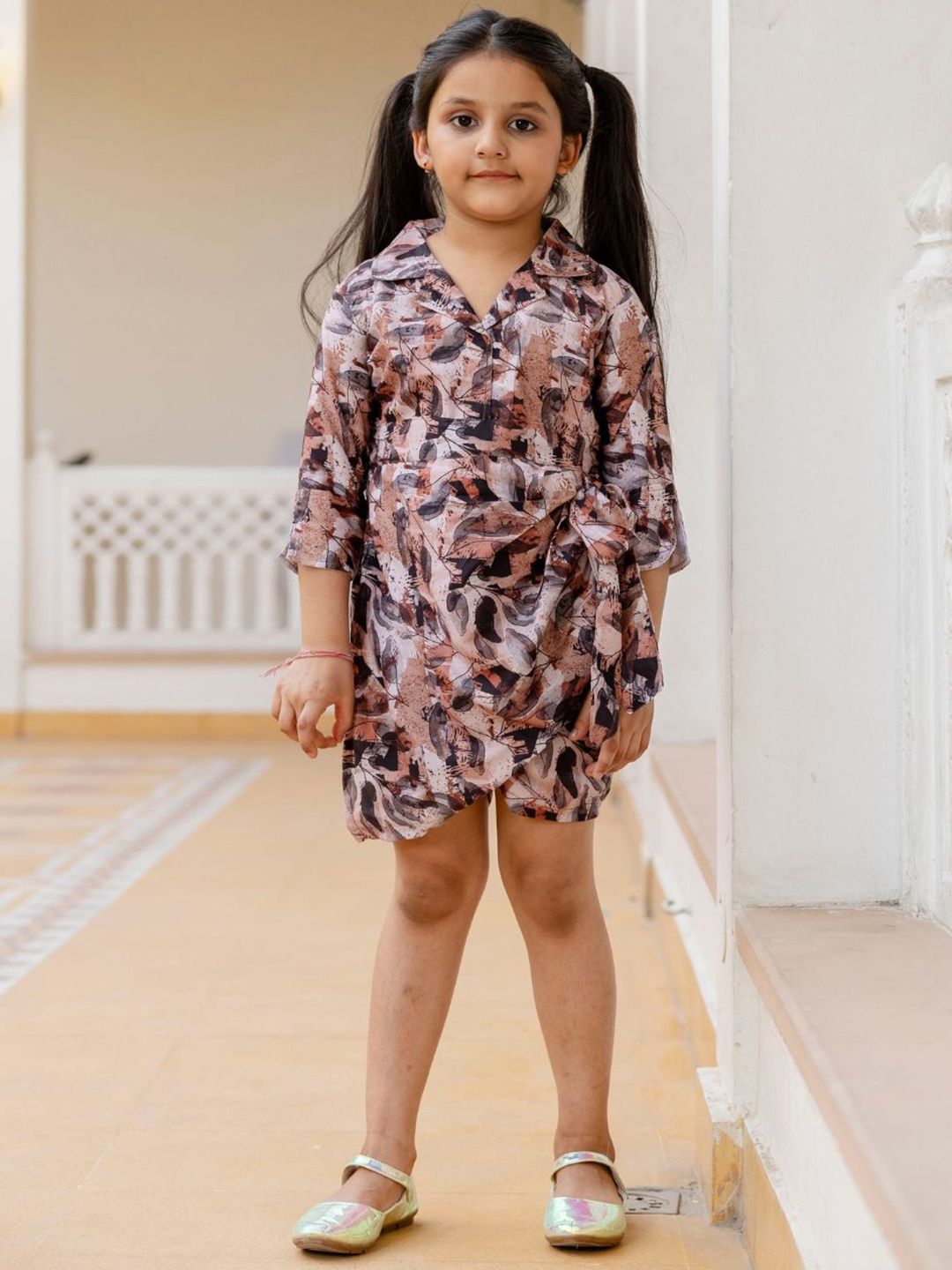 Cutiediva Girls Printed Playsuit-picture-27