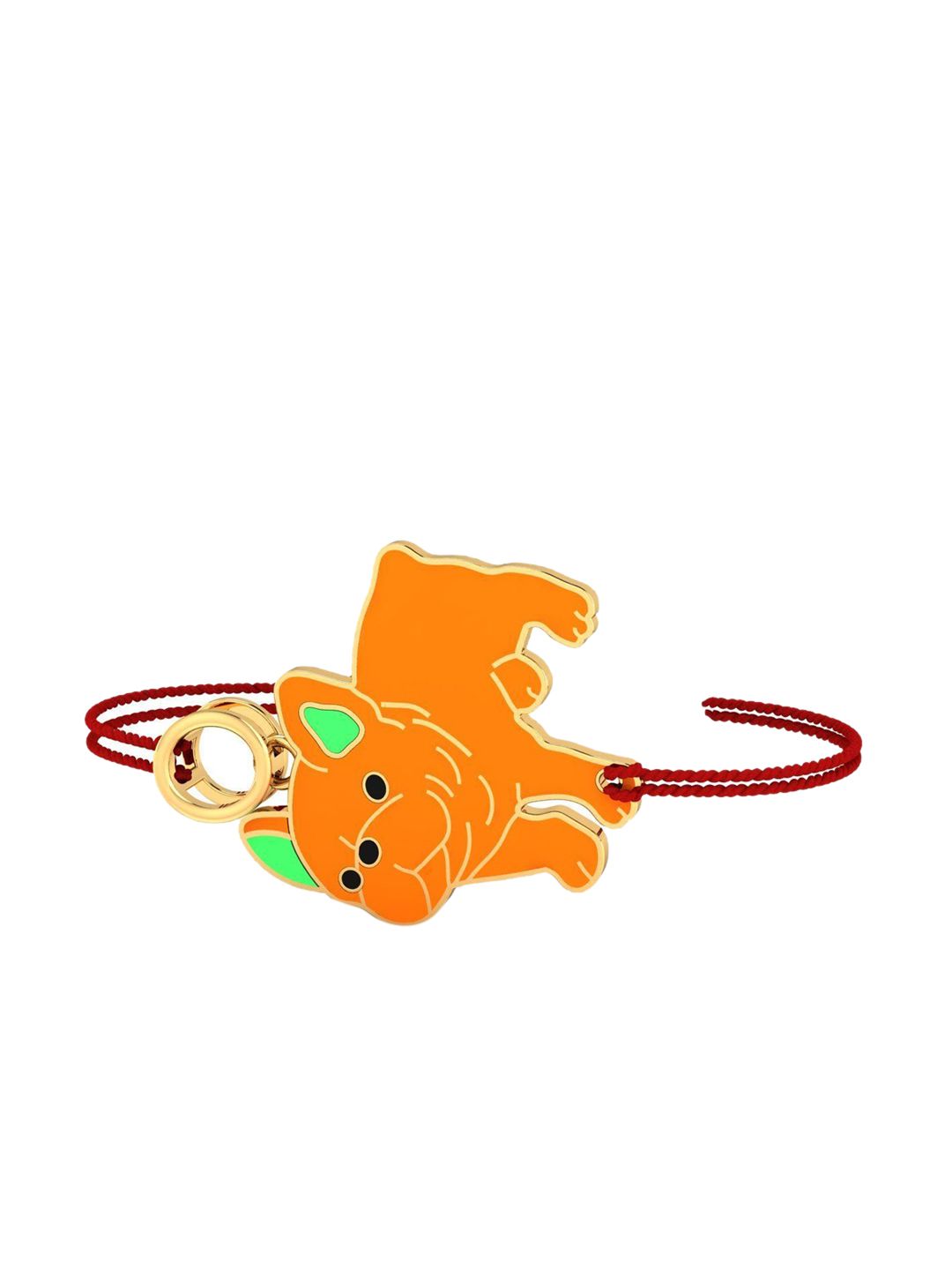 KUBERBOX Kids 14K Gold Rakhi Pendant-picture-52
