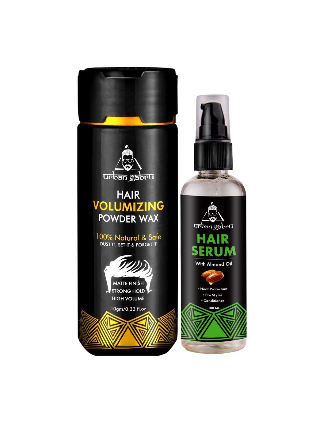 URBANGABRU Set of Hair Volumizing Powder Wax 10g & Hair Serum 100ml-picture-12