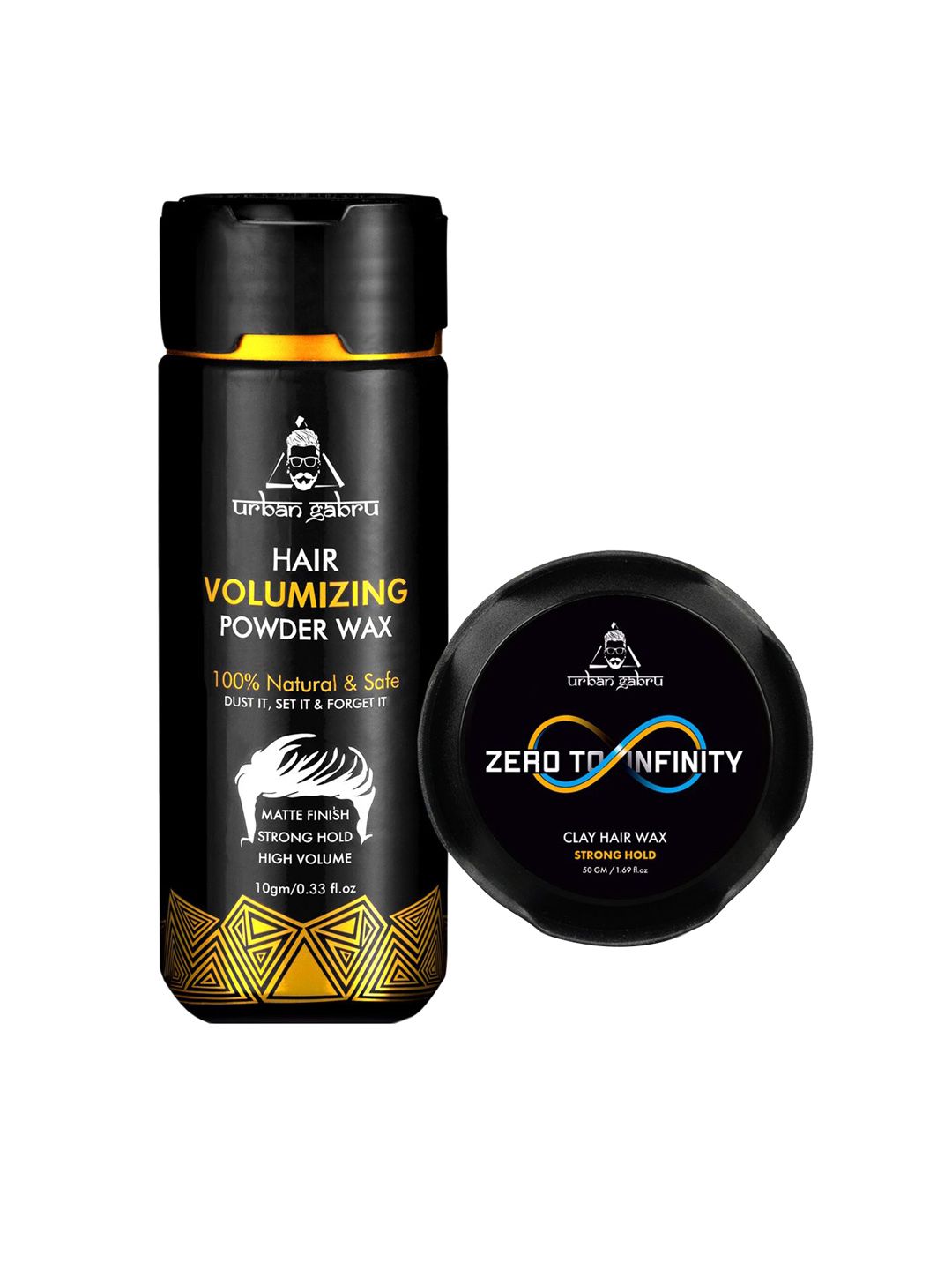 URBANGABRU Set of Hair Volumizing Powder Wax - 10g & Infinity Hair Wax - 100g-picture-27