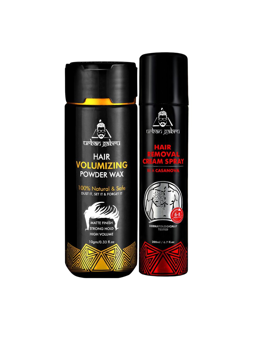 URBANGABRU Set of Hair Volumizing Powder Wax 10g & Hair Removal Cream Spray 200ml-picture-11