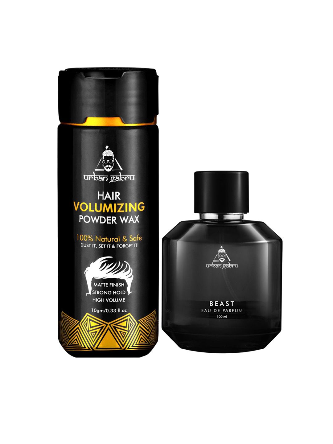 URBANGABRU Set of Hair Volumizing Powder Wax - 10g & Beast Eau De Parfum - 100ml-picture-12