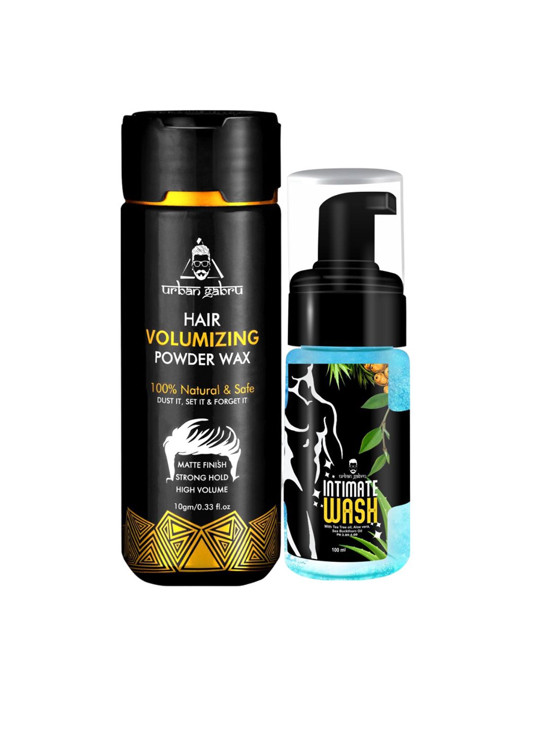 URBANGABRU Set of Hair Volumizing Powder Wax 10g & Intimate Wash 100ml-picture-17