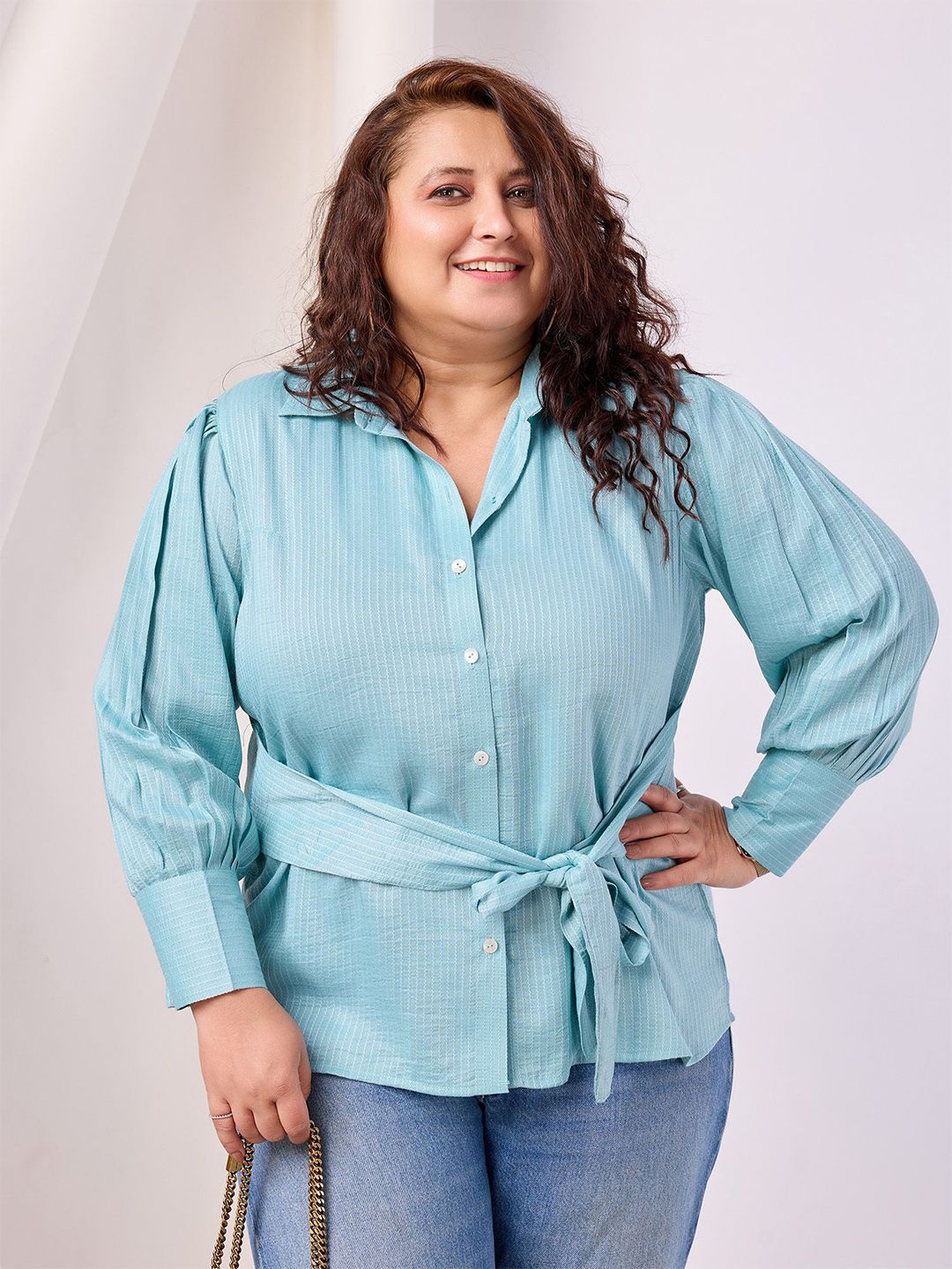 BAESD Women Standard Opaque Striped Casual Shirt-picture-29