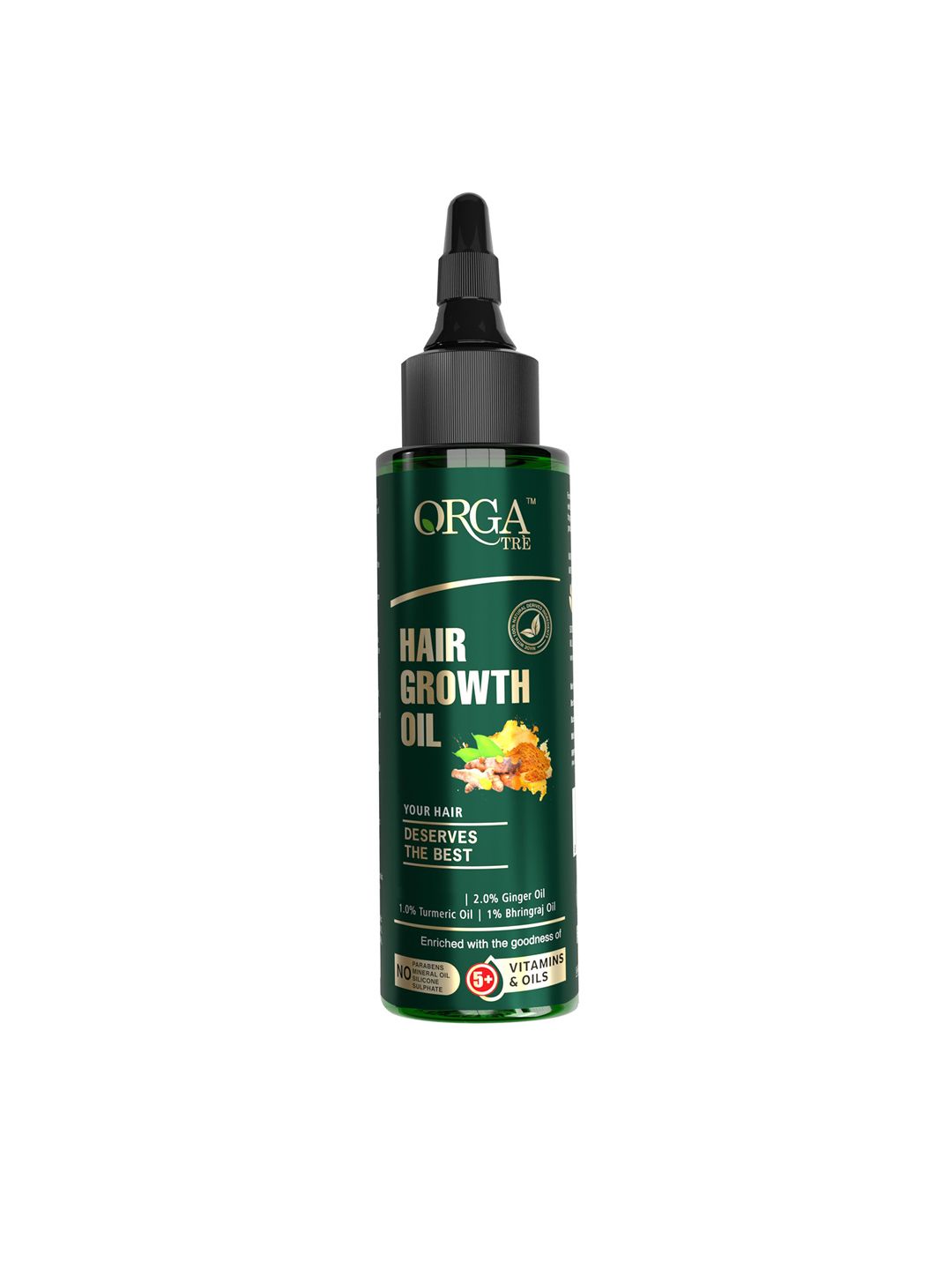 Orgatre Hair Growth Oil With Ginger Turmeric & Bhringraj - 100ml-image-28