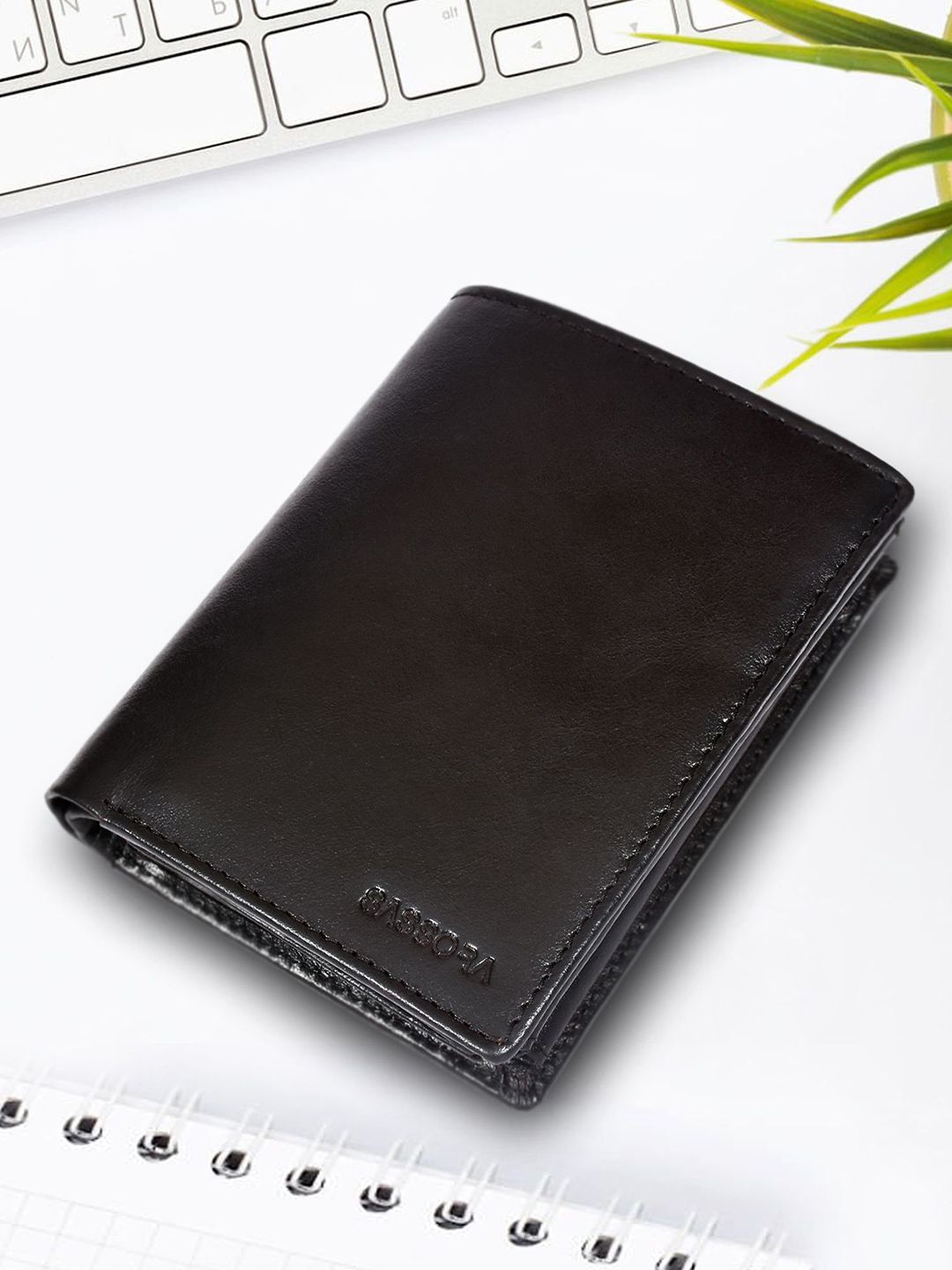 Sassora Men Leather Two Fold Wallet With RFID Features-image-21