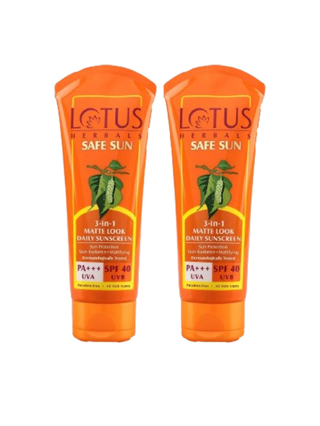 Lotus Herbals Safe Sun Set Of 2 3-In-1 Matte Look Daily Sunscreen - 75g Each-picture-16