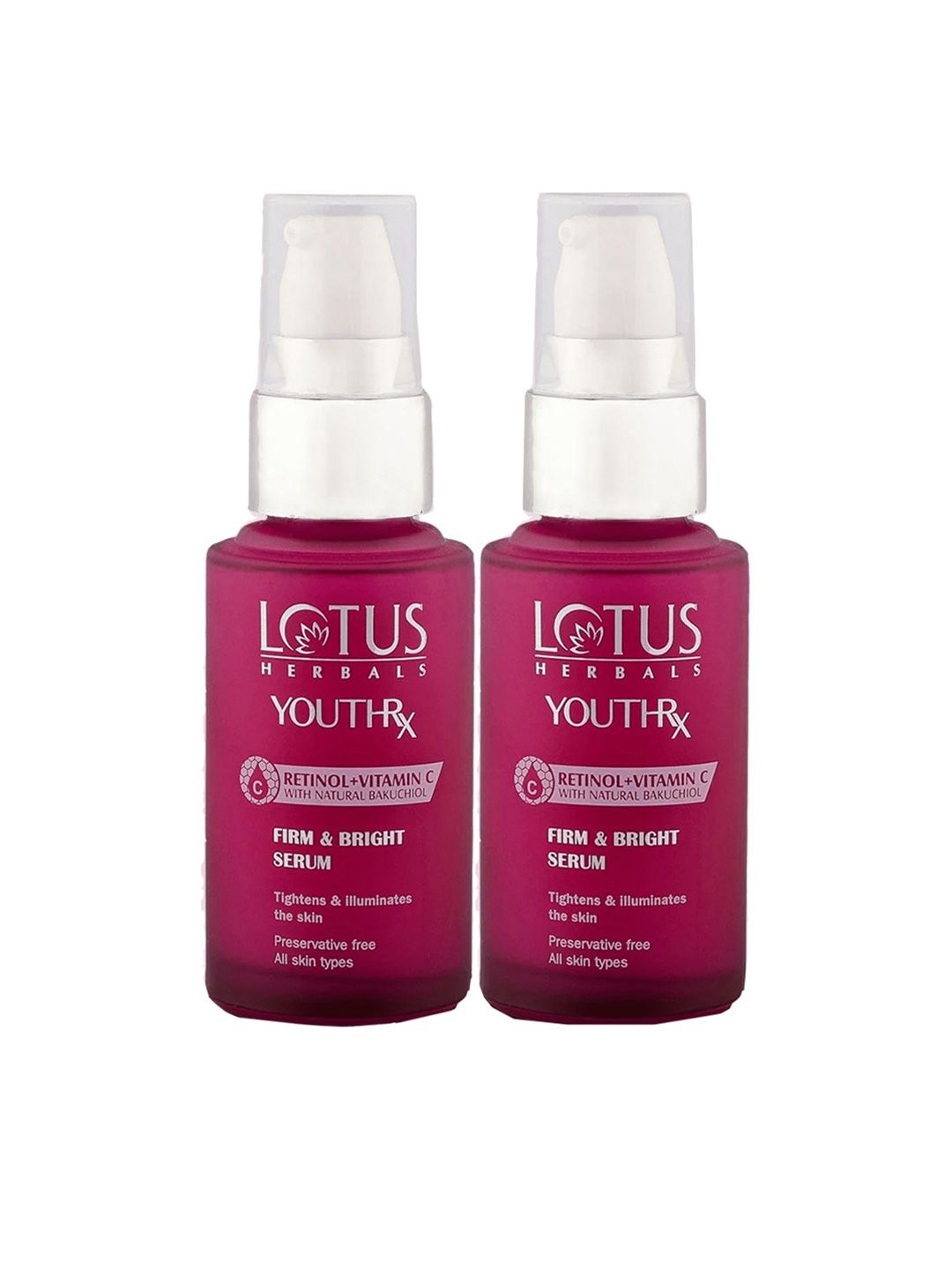 Lotus Herbals Youthrx Set Of 2 Firm & Bright Serum - 30ml Each-image-35