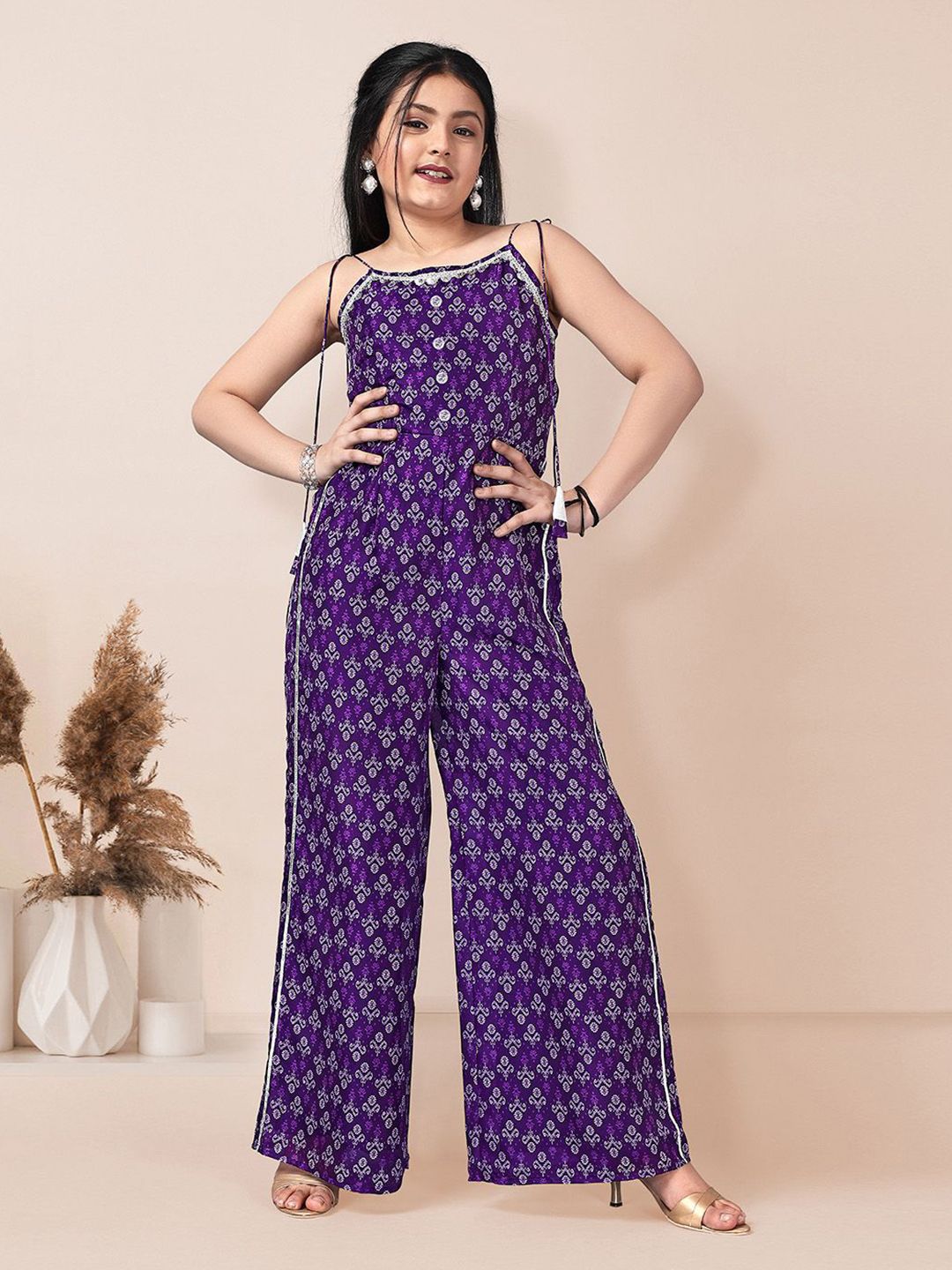 FASHION DREAM Girls Printed Basic Jumpsuit-picture-31