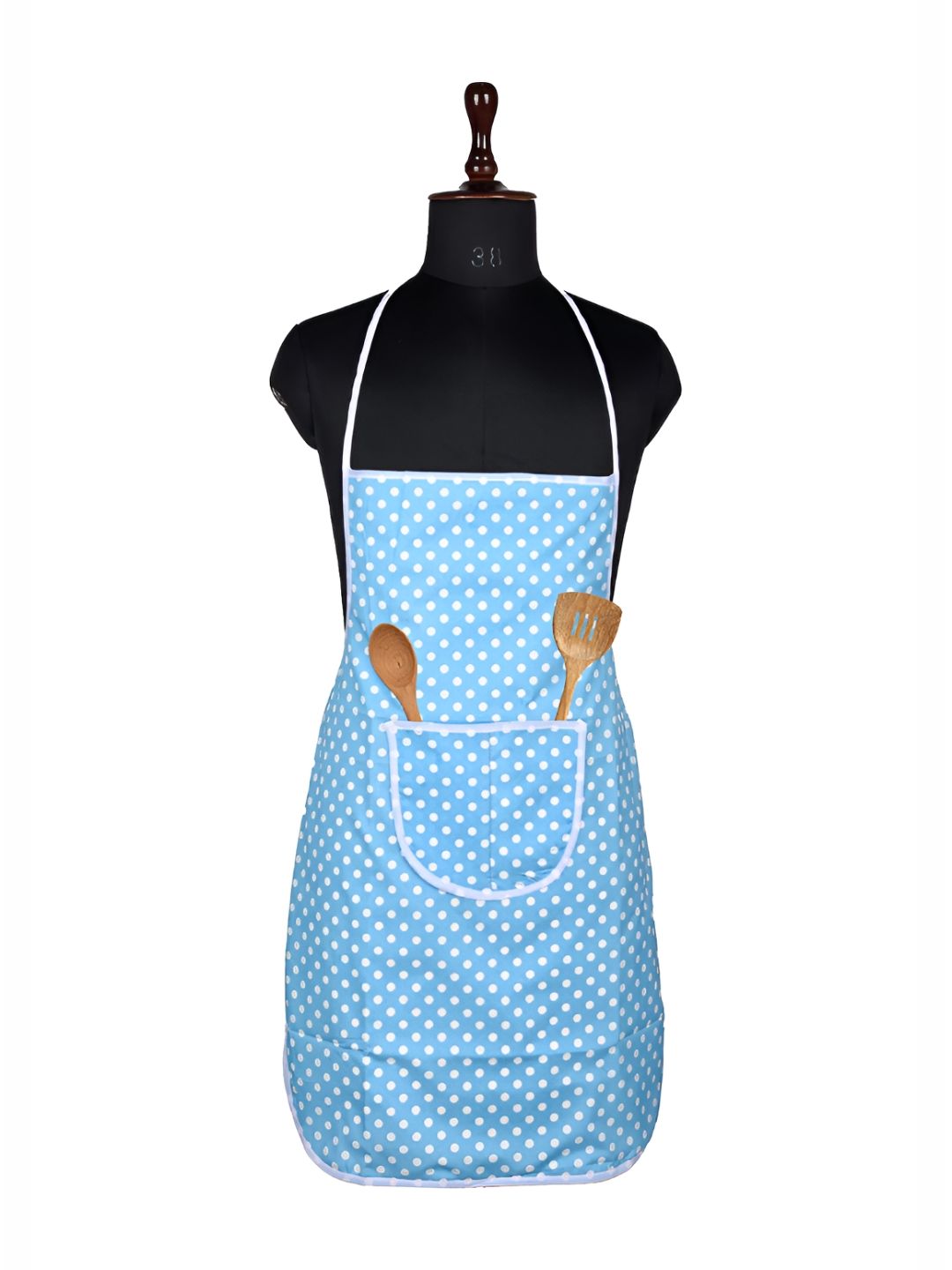 Kuber Industries Blue Printed Waterproof Kitchen Apron-picture-29