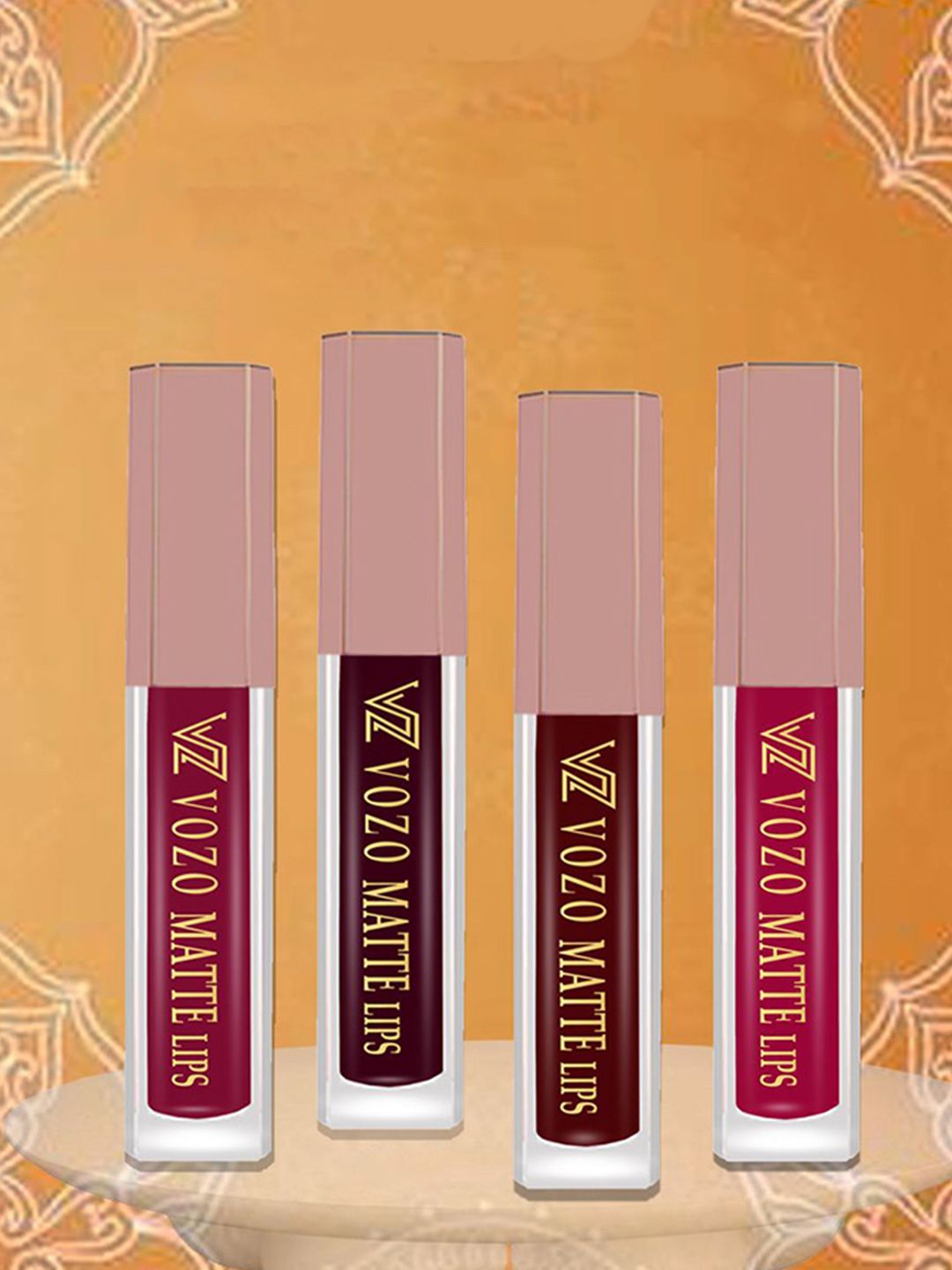VOZO Velvety Smooth Non-Drying & Lightweight Matte Liquid Lipstick-101-102-103-106-6ml-image-33