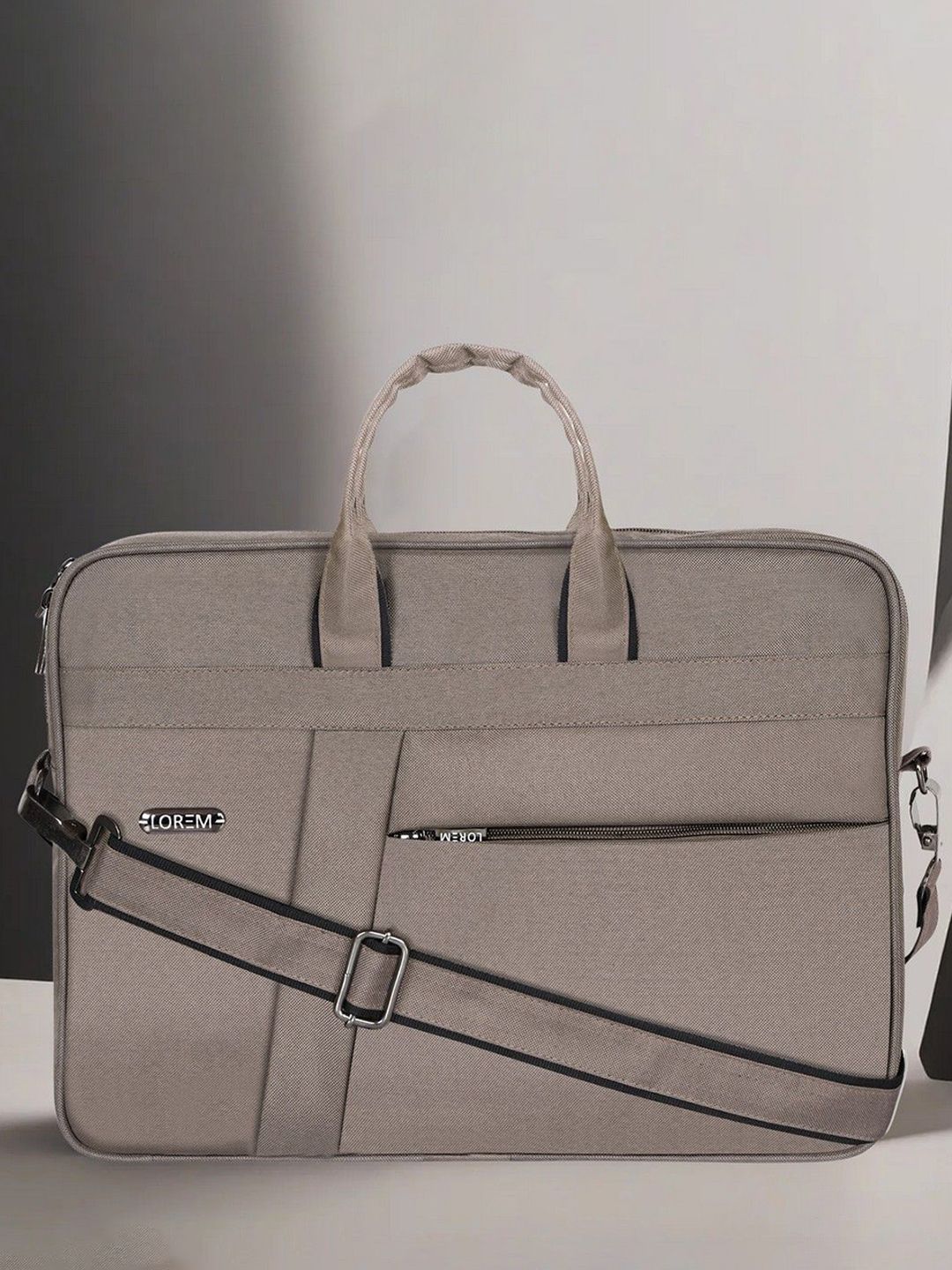 LOREM Men Textured Laptop Bag-picture-30